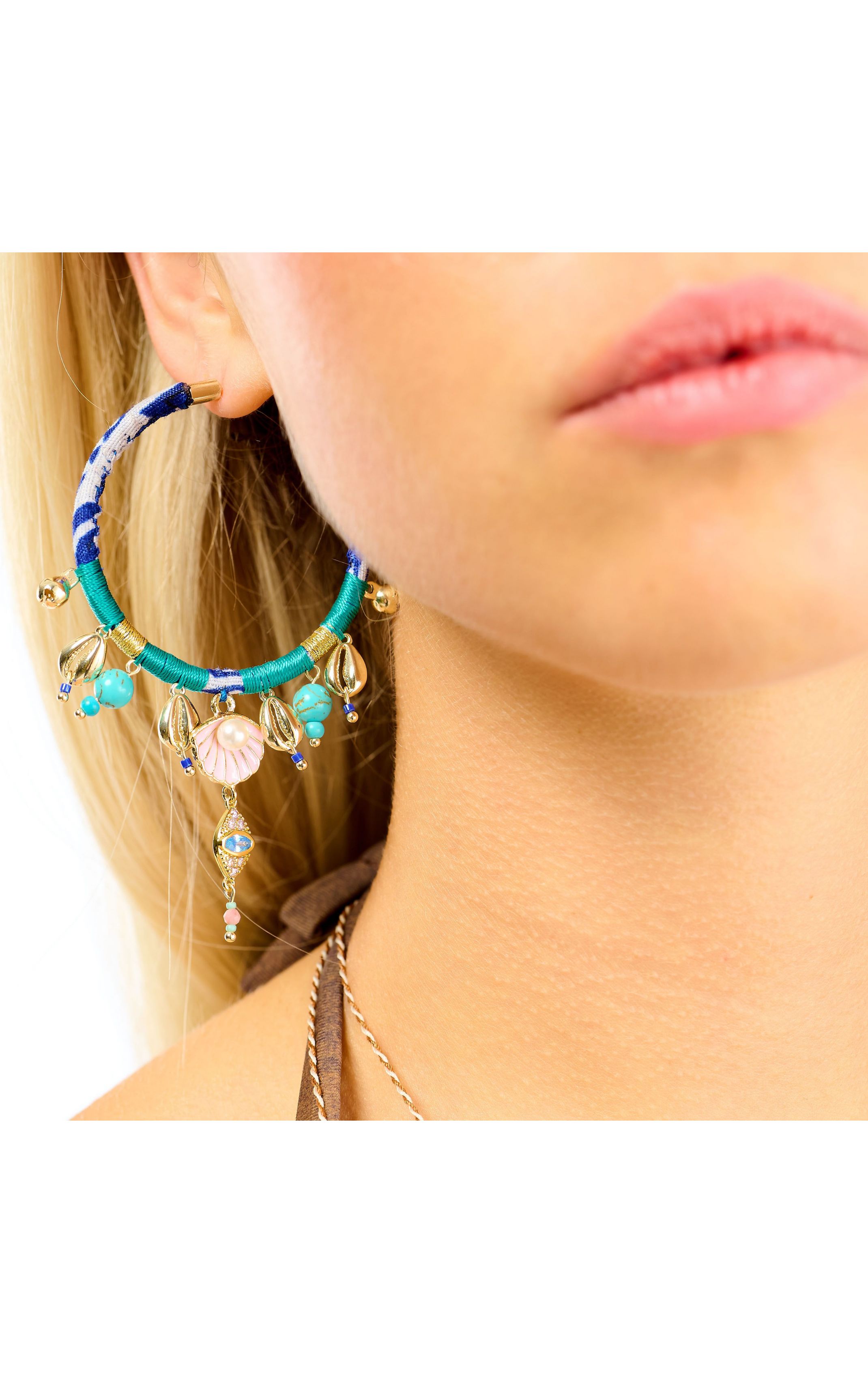 Boucles d'oreilles Payott Bleu