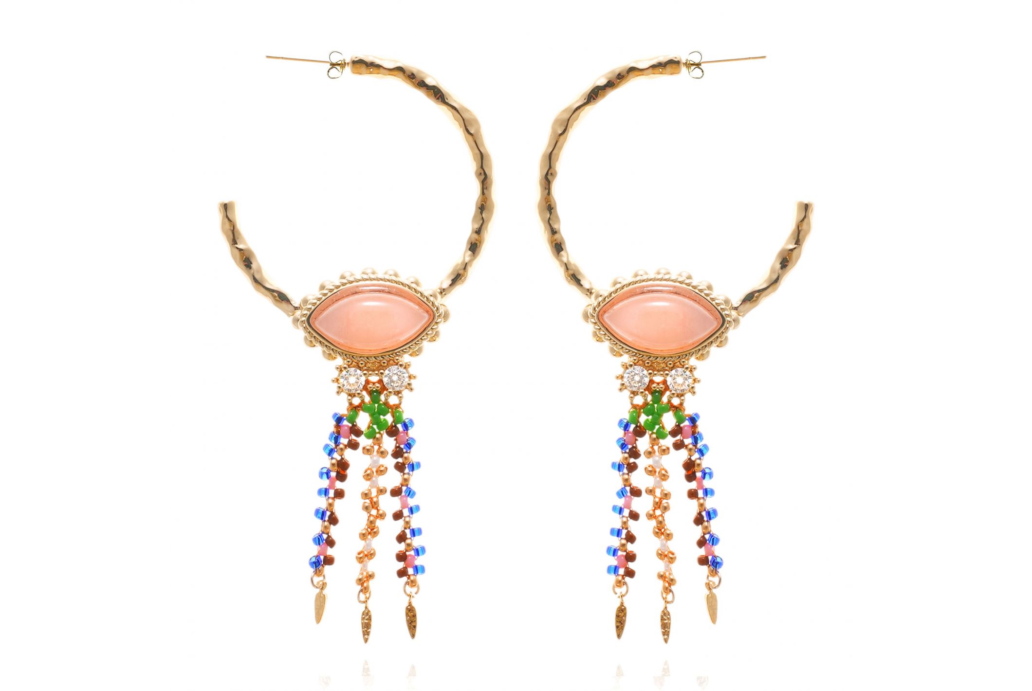 Boucles d'oreilles Pepper Rose