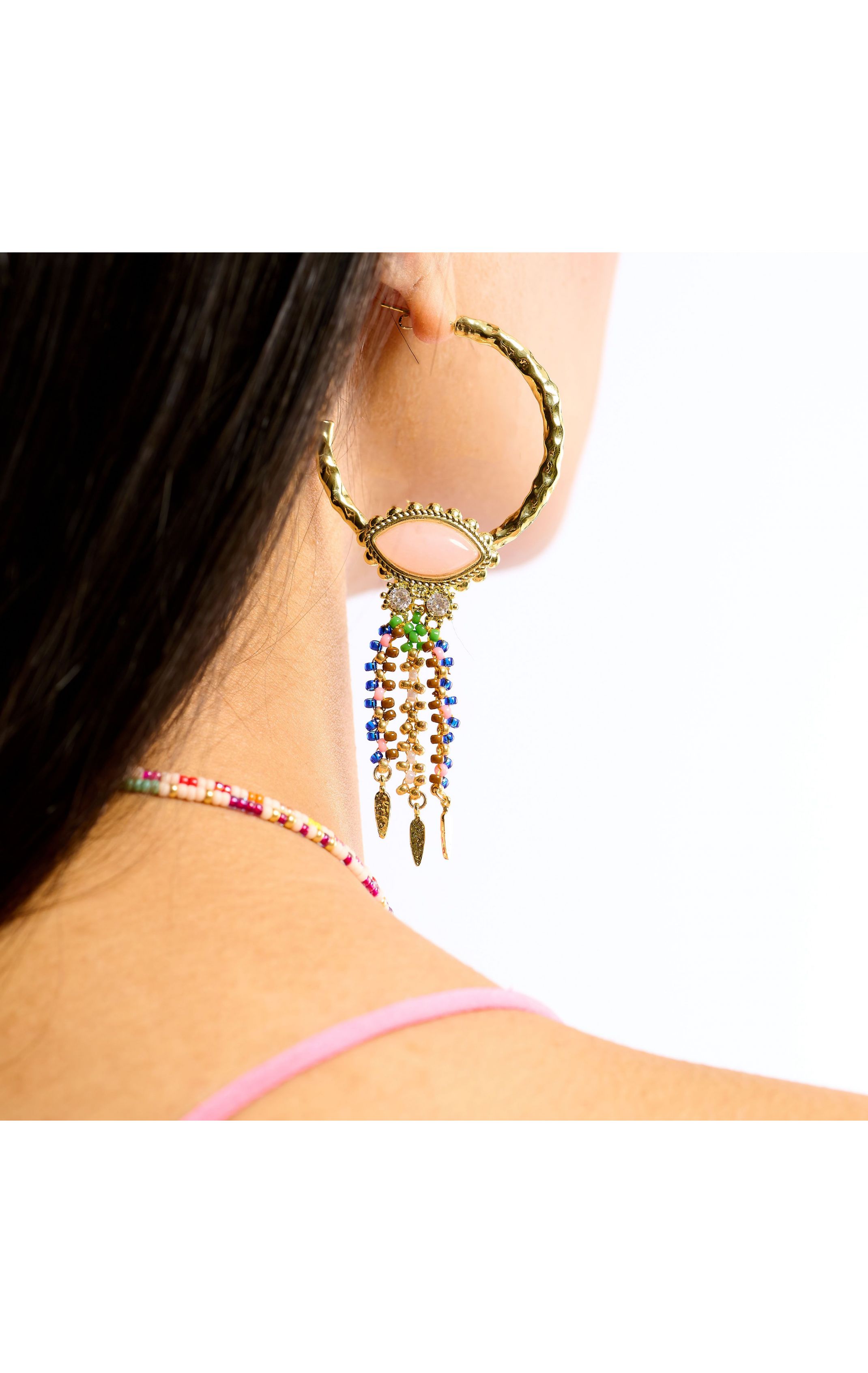 Boucles d'oreilles Pepper Rose