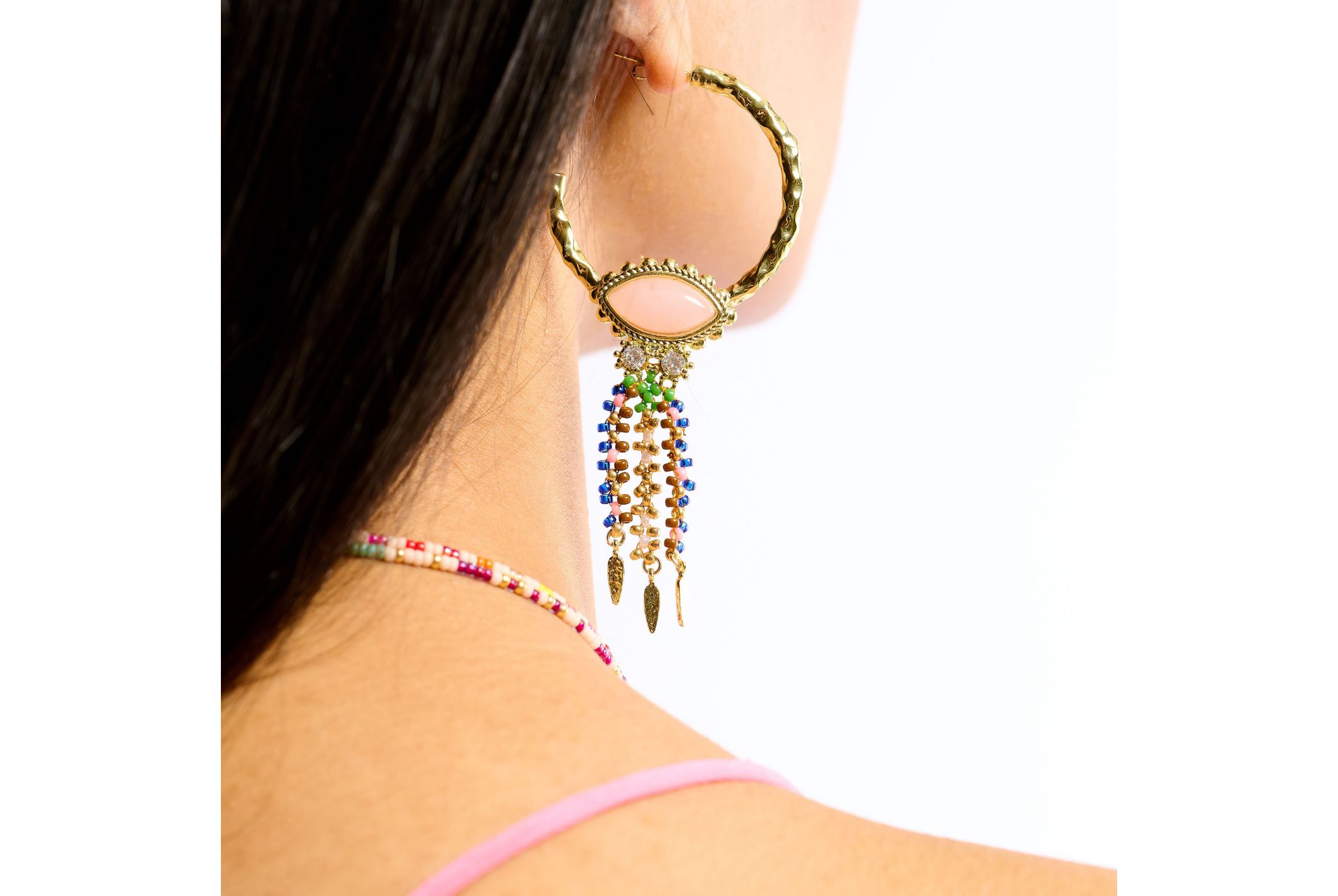 Hipanema Boucles d'oreilles Pepper Rose