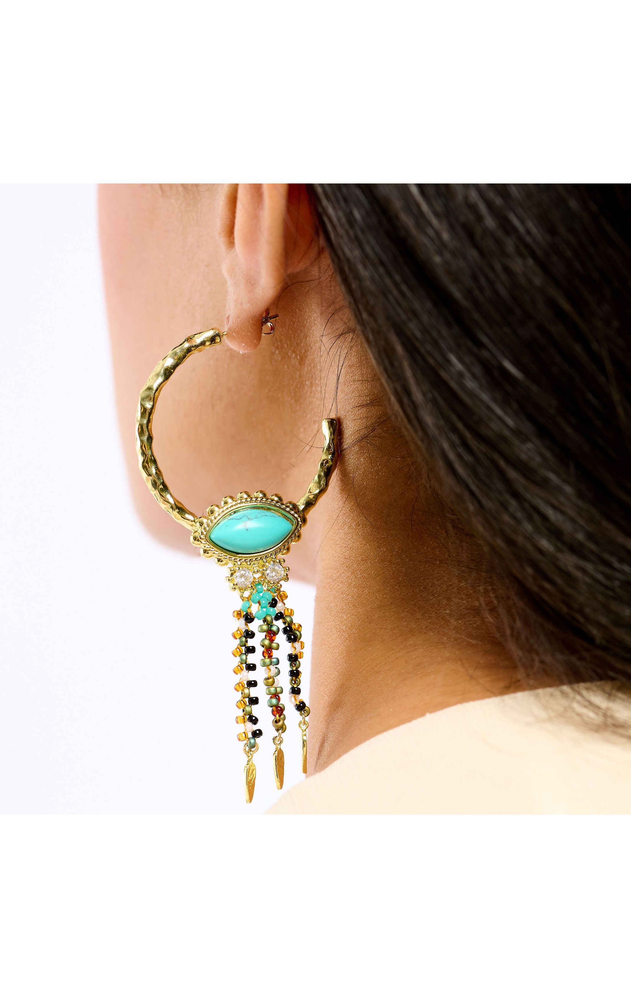 Boucles d'oreilles Pepper Turquoise