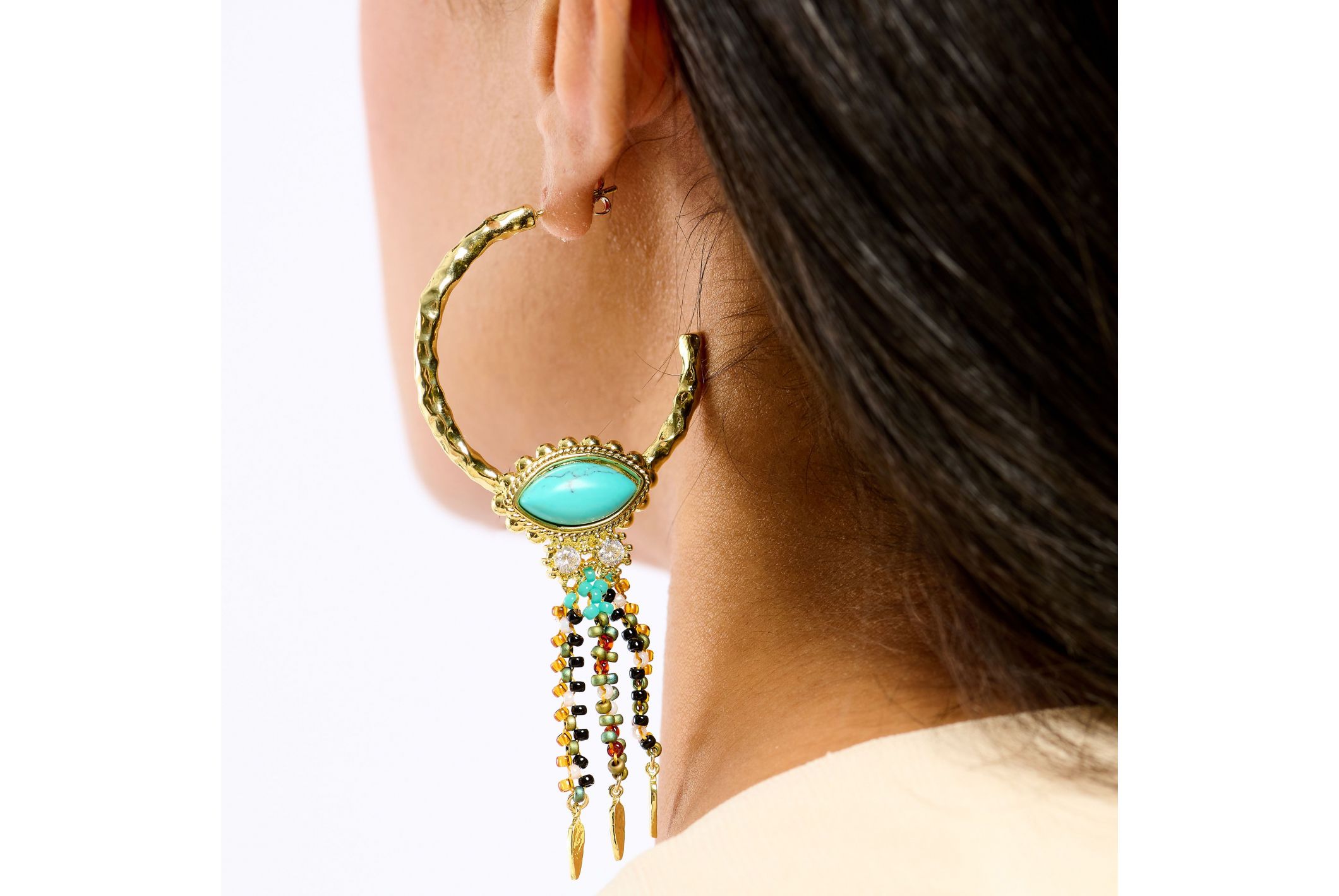 Hipanema Boucles d'oreilles Pepper Turquoise