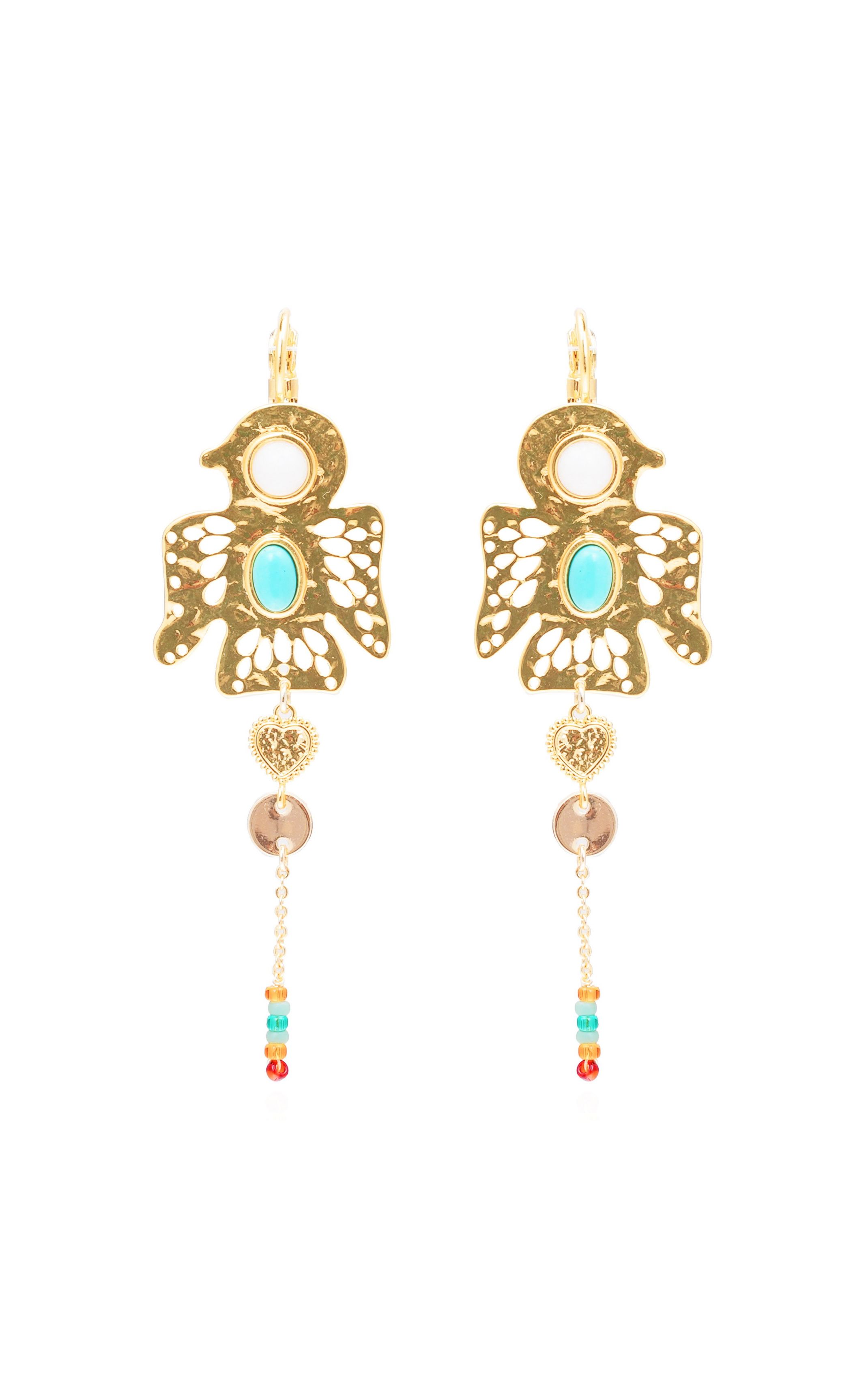Boucles d'oreilles Envol Turquoise