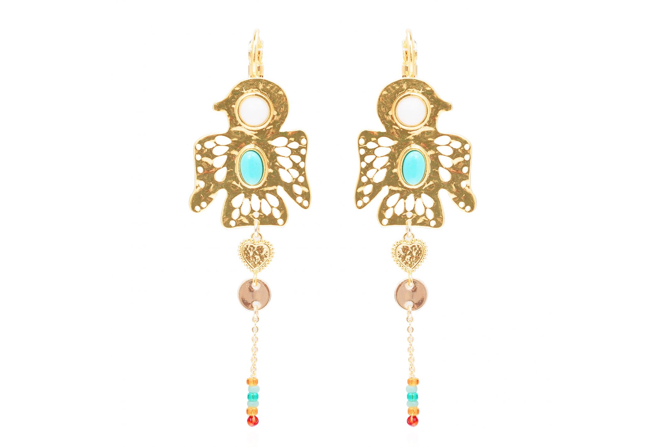 Hipanema Earrings Flight Turquoise