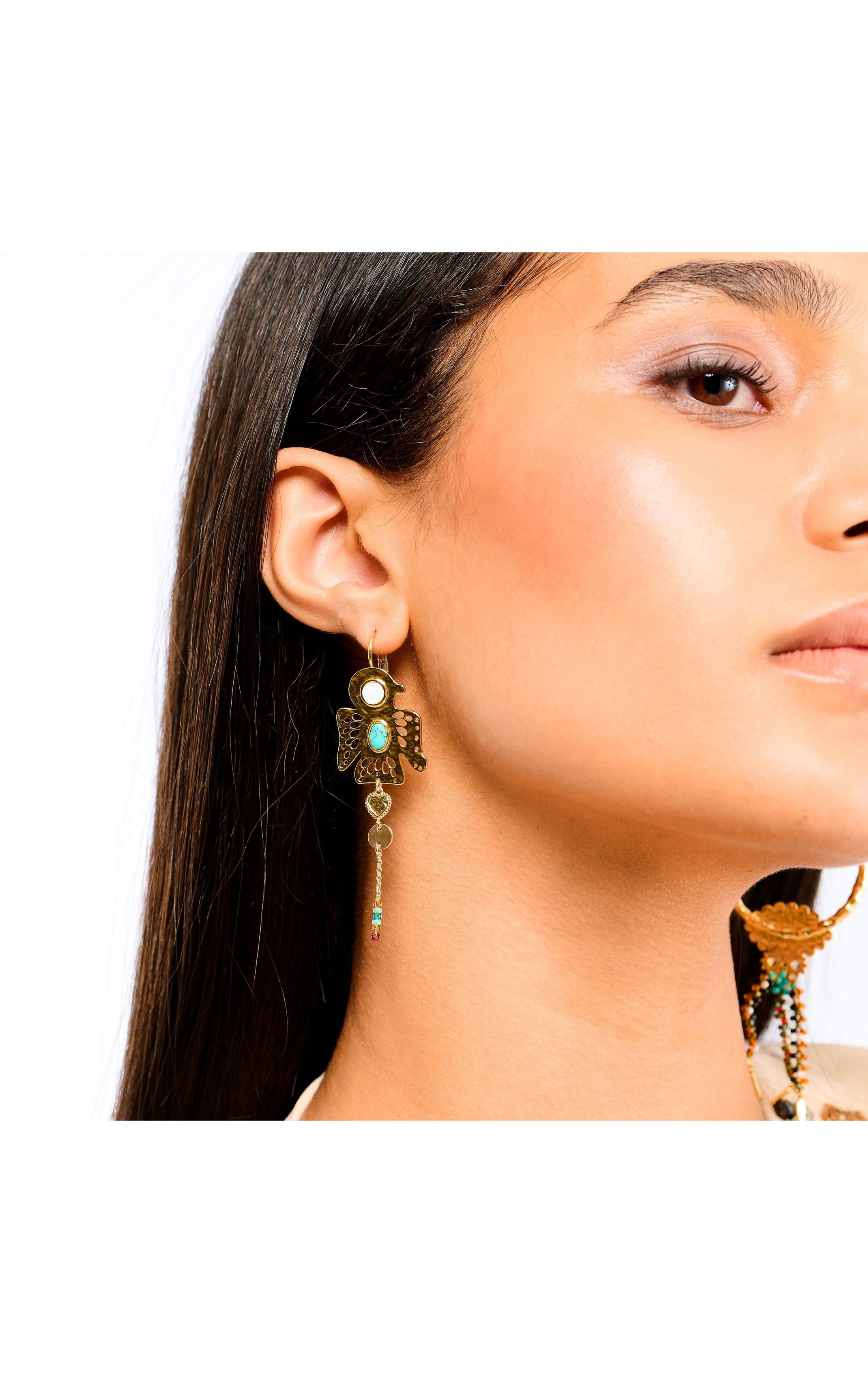 Earrings Flight Turquoise