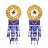 Boucles d'oreilles Byson Indigo