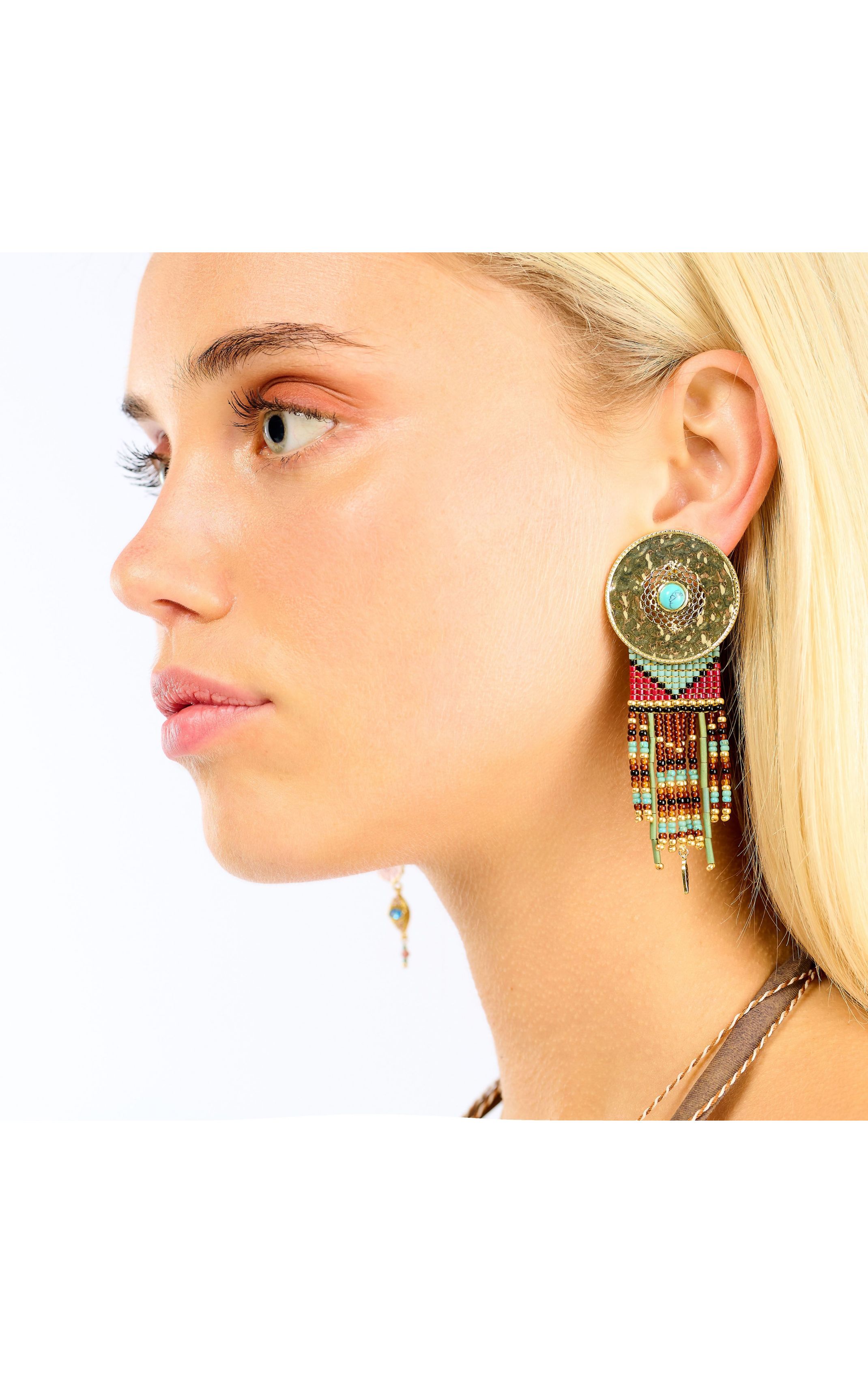 Boucles d'oreilles Byson Turquoise