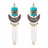 Boucles d'oreilles Lombok Turquoise