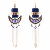 Boucles d'oreilles Lombok Indigo