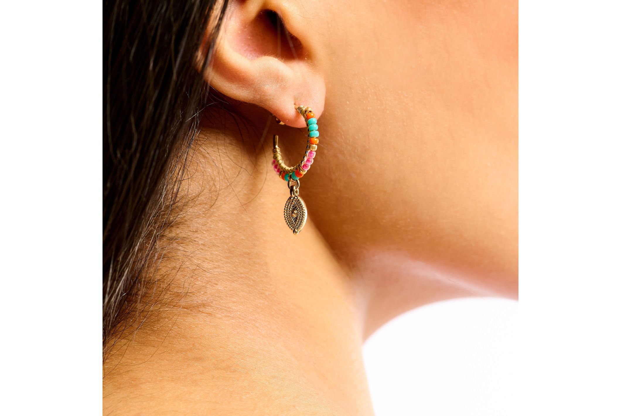 Hipanema Boucles d'oreilles Sadya Multicolore