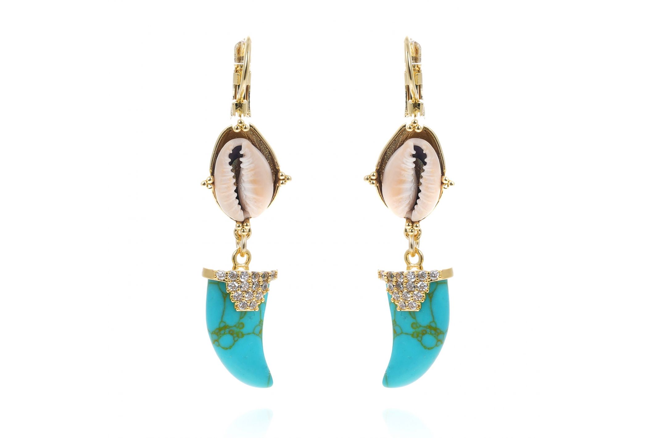 Boucles d'oreilles Vayana Turquoise