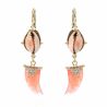 Boucles d'oreilles Vayana Corail