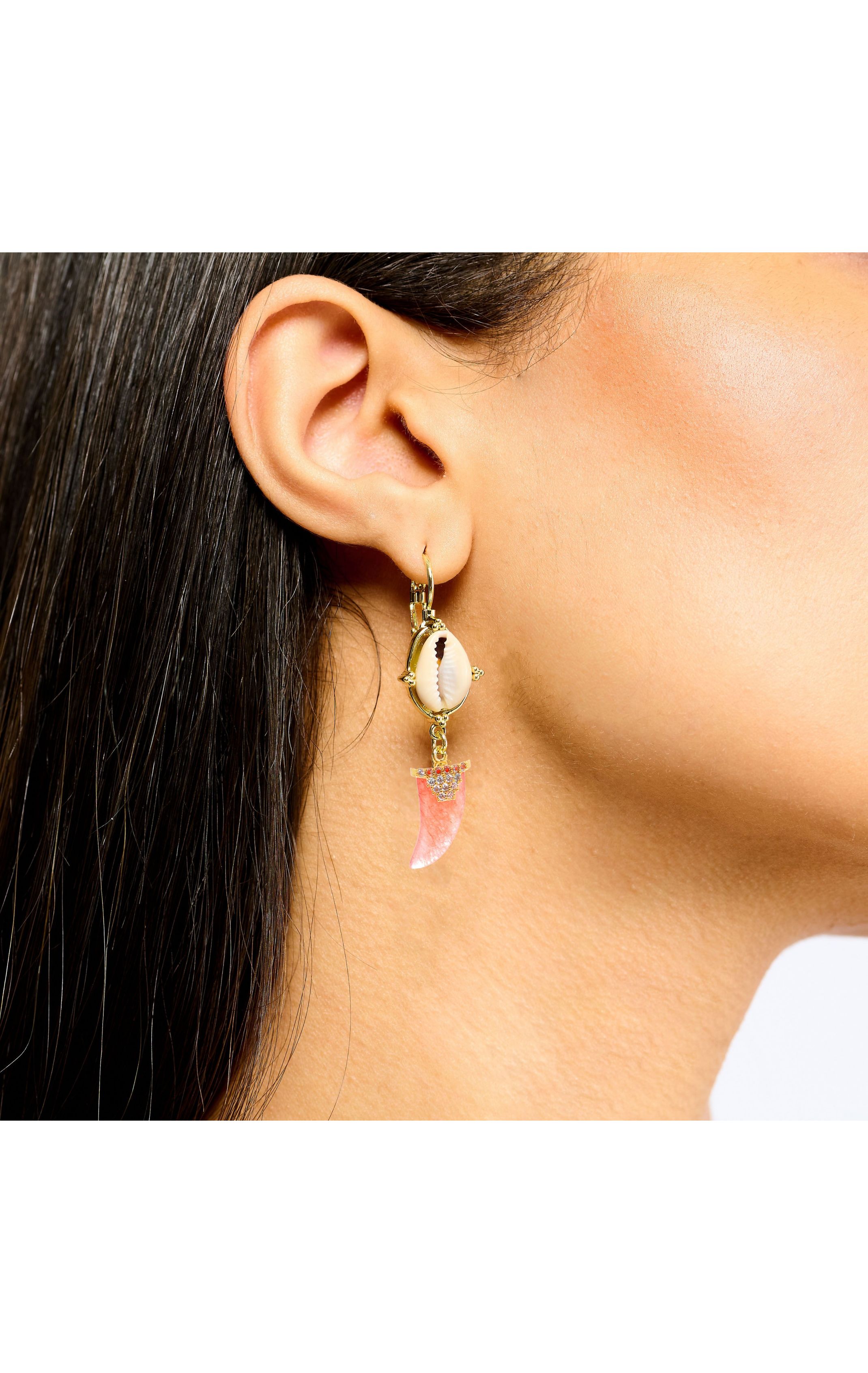 Boucles d'oreilles Vayana Corail