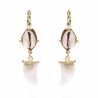Boucles d'oreilles Vayana Blanches