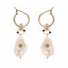 Boucles d'oreilles Haloha Blanches