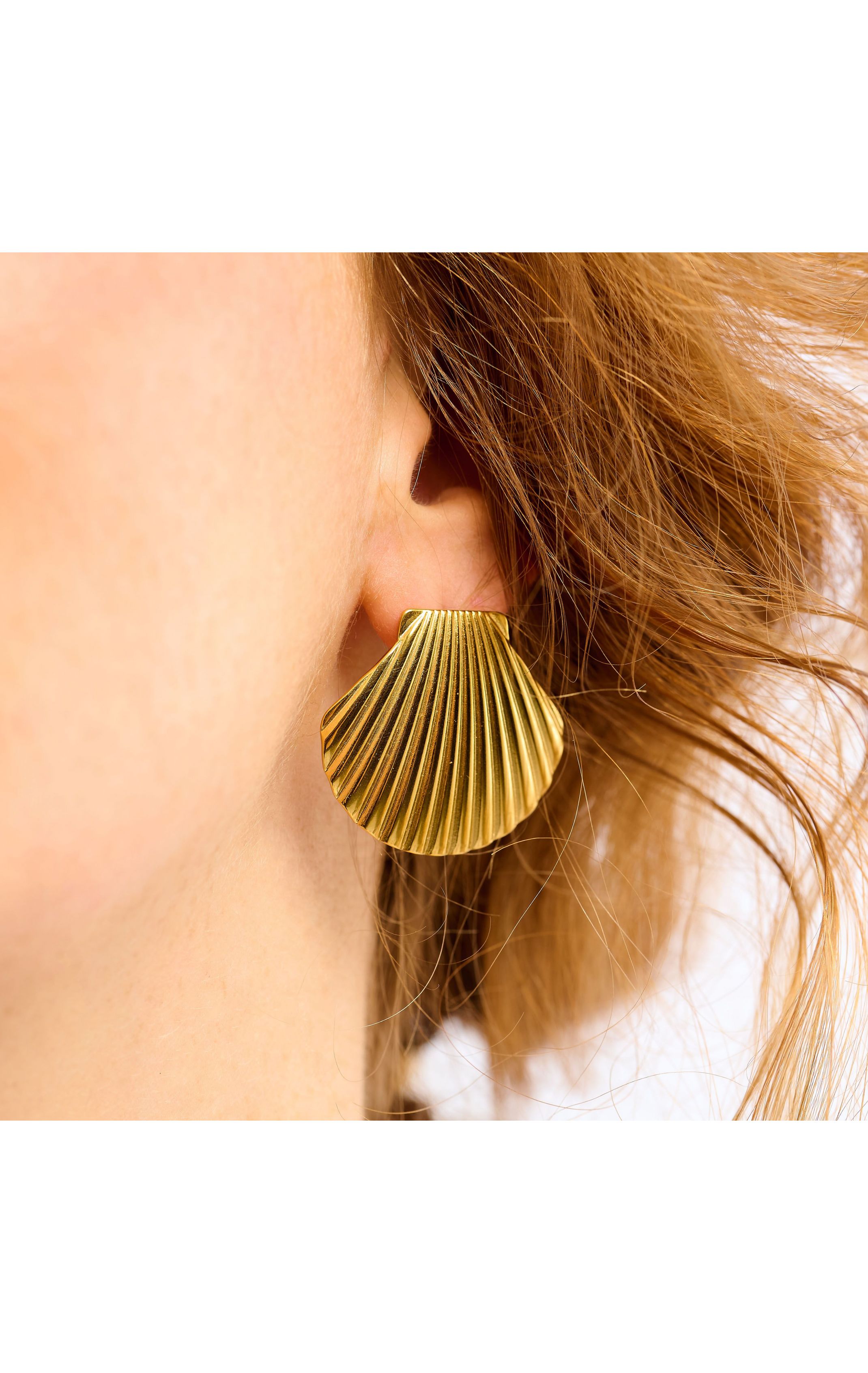 Boucles d'oreilles Kyss Doré