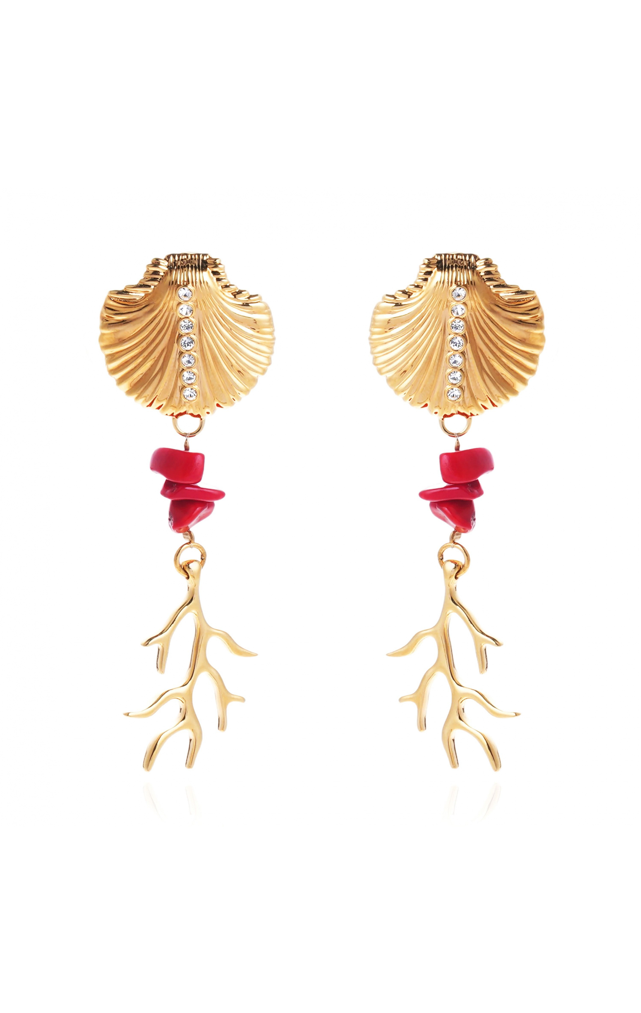 Boucles d'oreilles Deepsi Corail