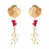Boucles d'oreilles Deepsi Corail