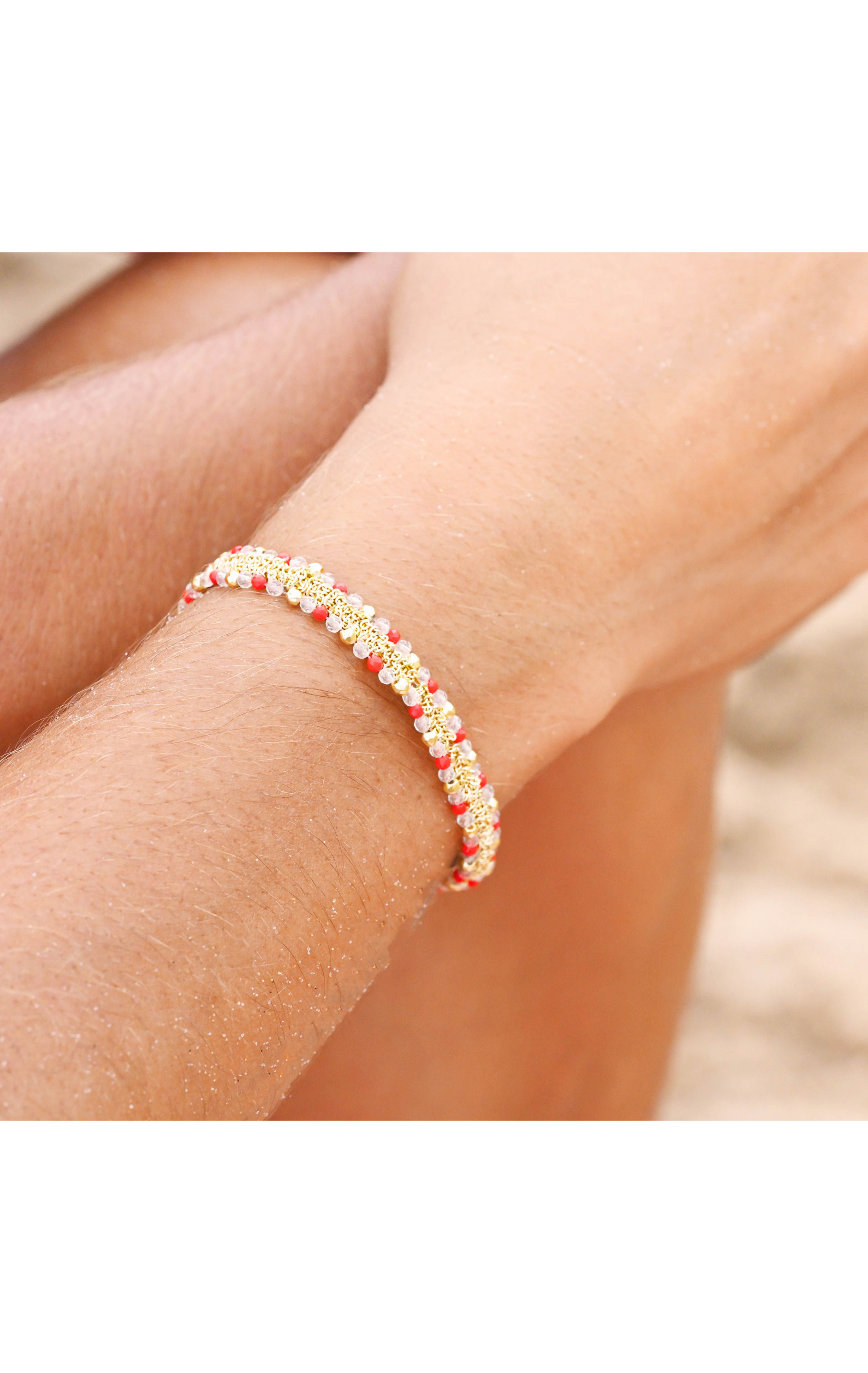 Bracelet Olinda Corail