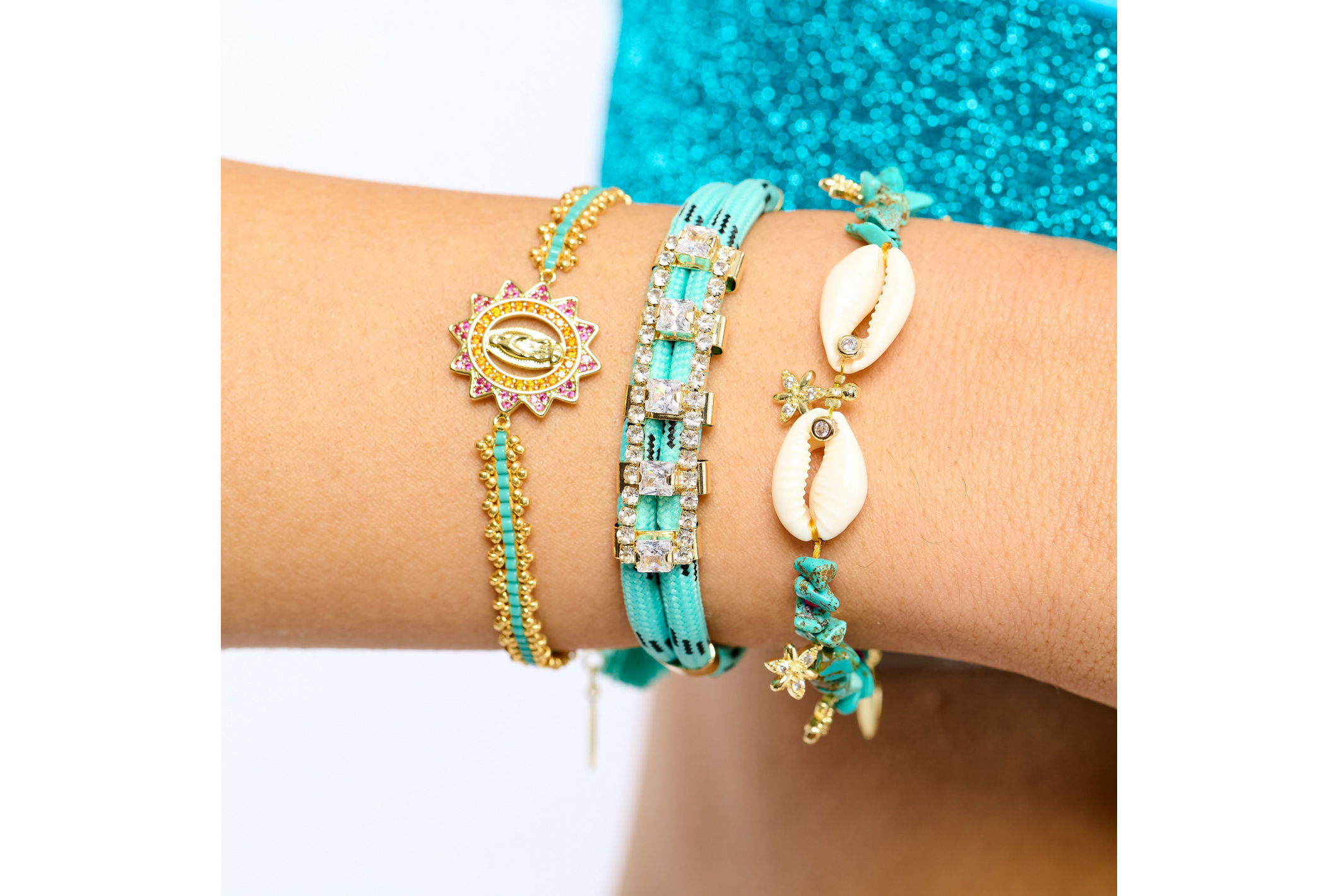 Hipanema Bracelet Iago Turquoise