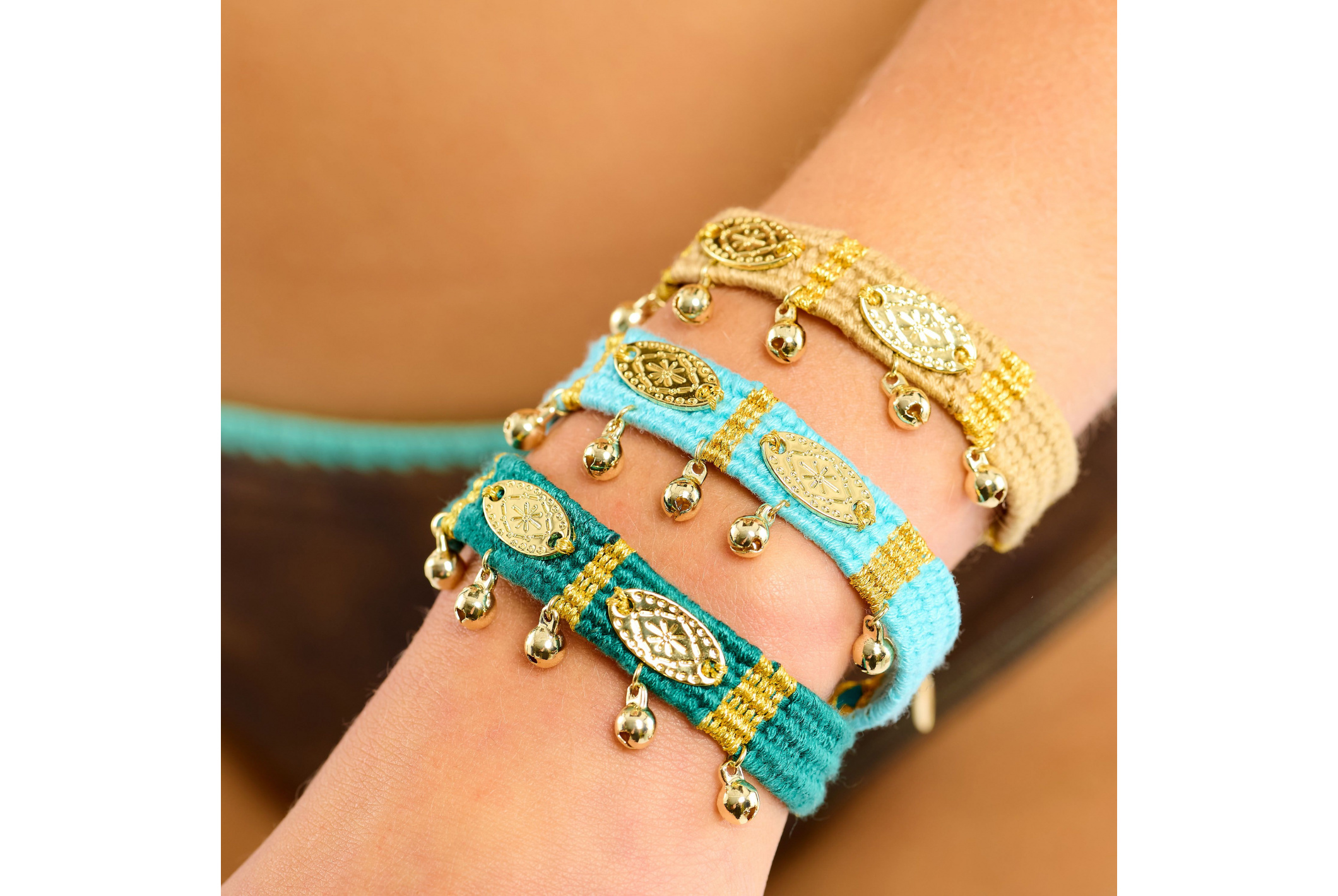 Hipanema Bracelet Todobem Beige