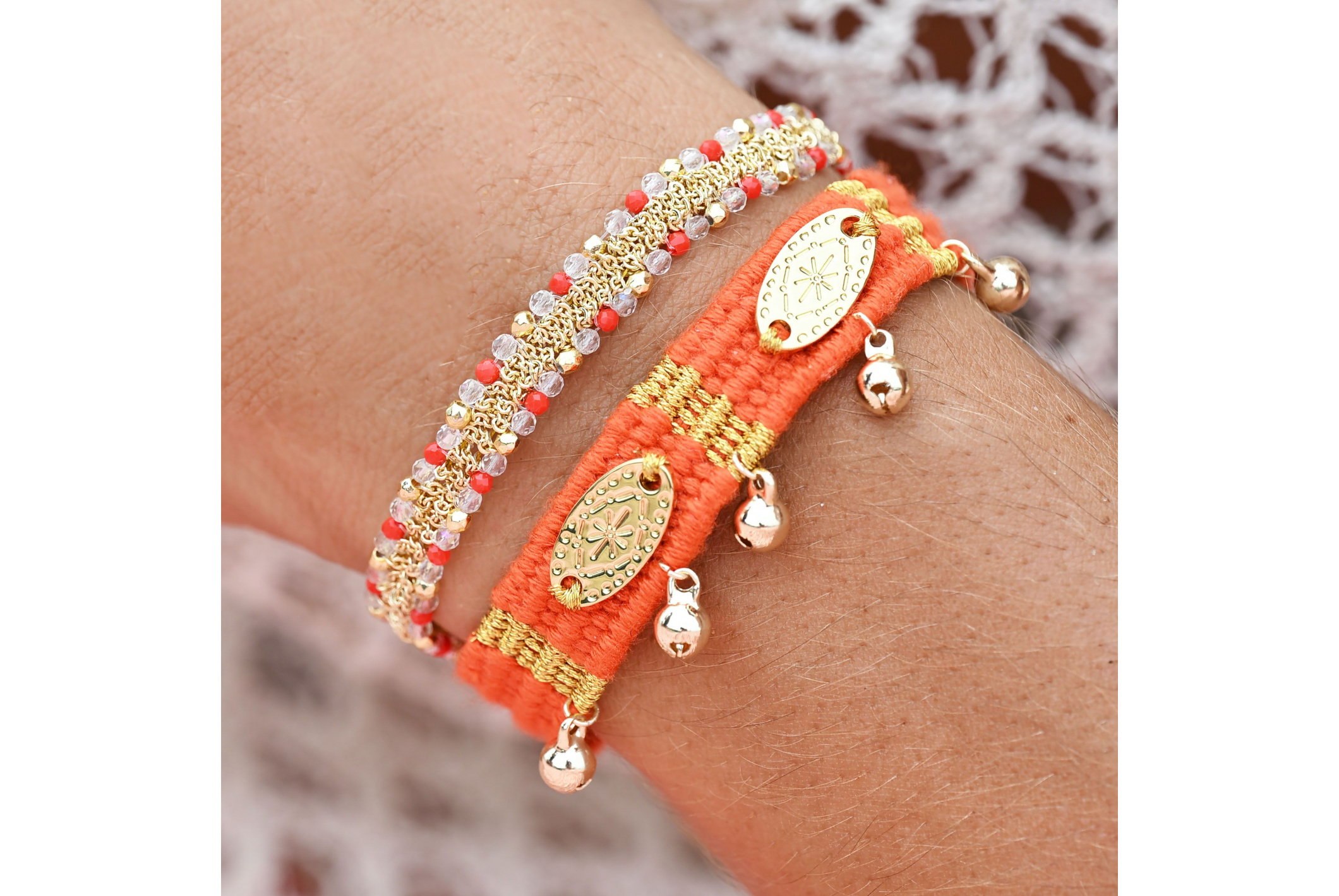 Hipanema Bracelet Todobem Orange