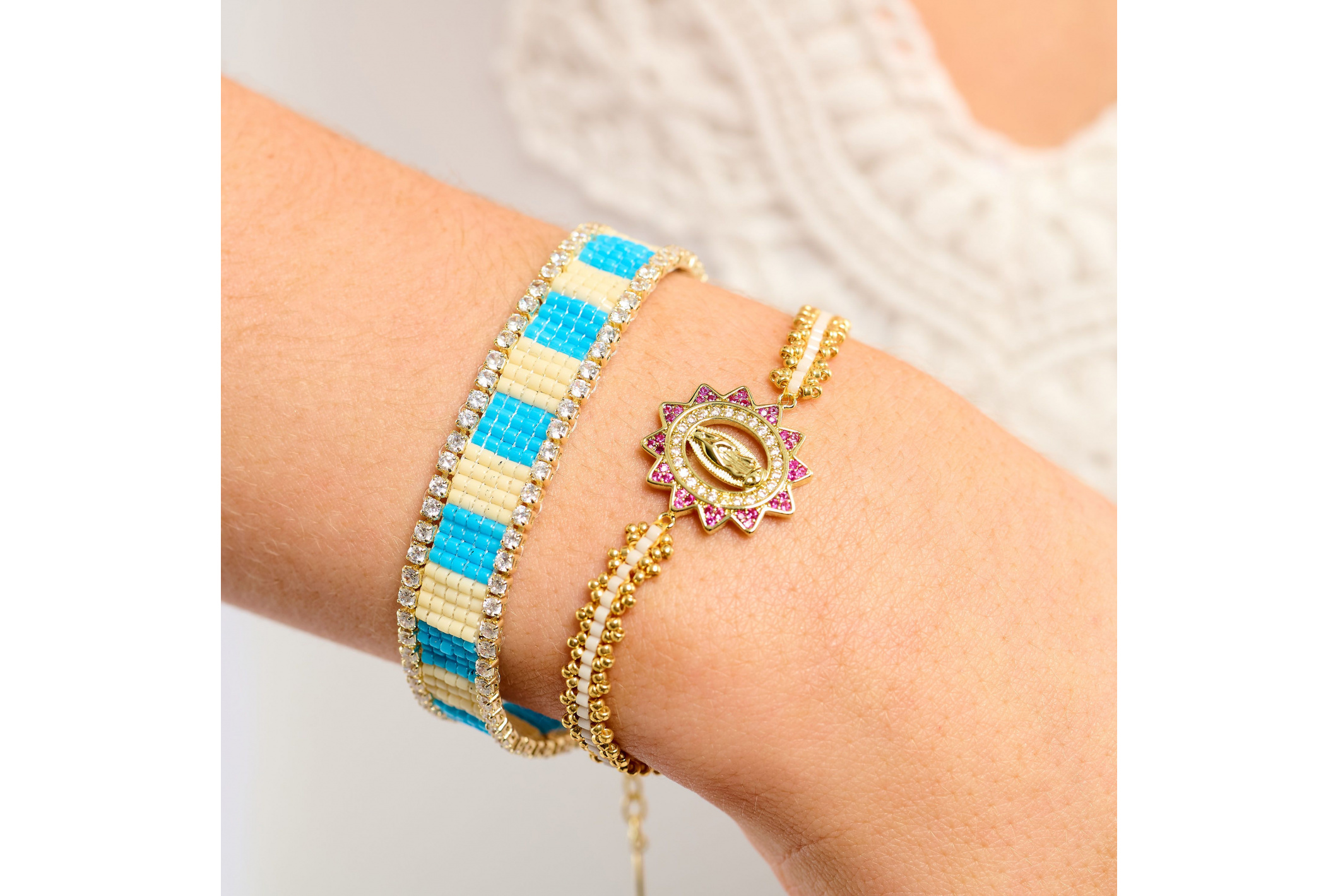 Hipanema Bracelet Safie Bleu