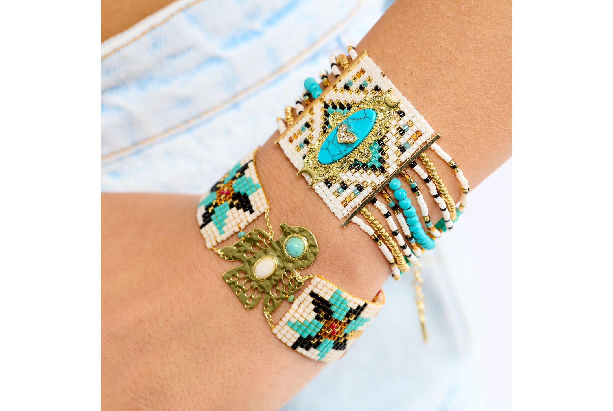 Hipanema Bracelet Kalumey Turquoise