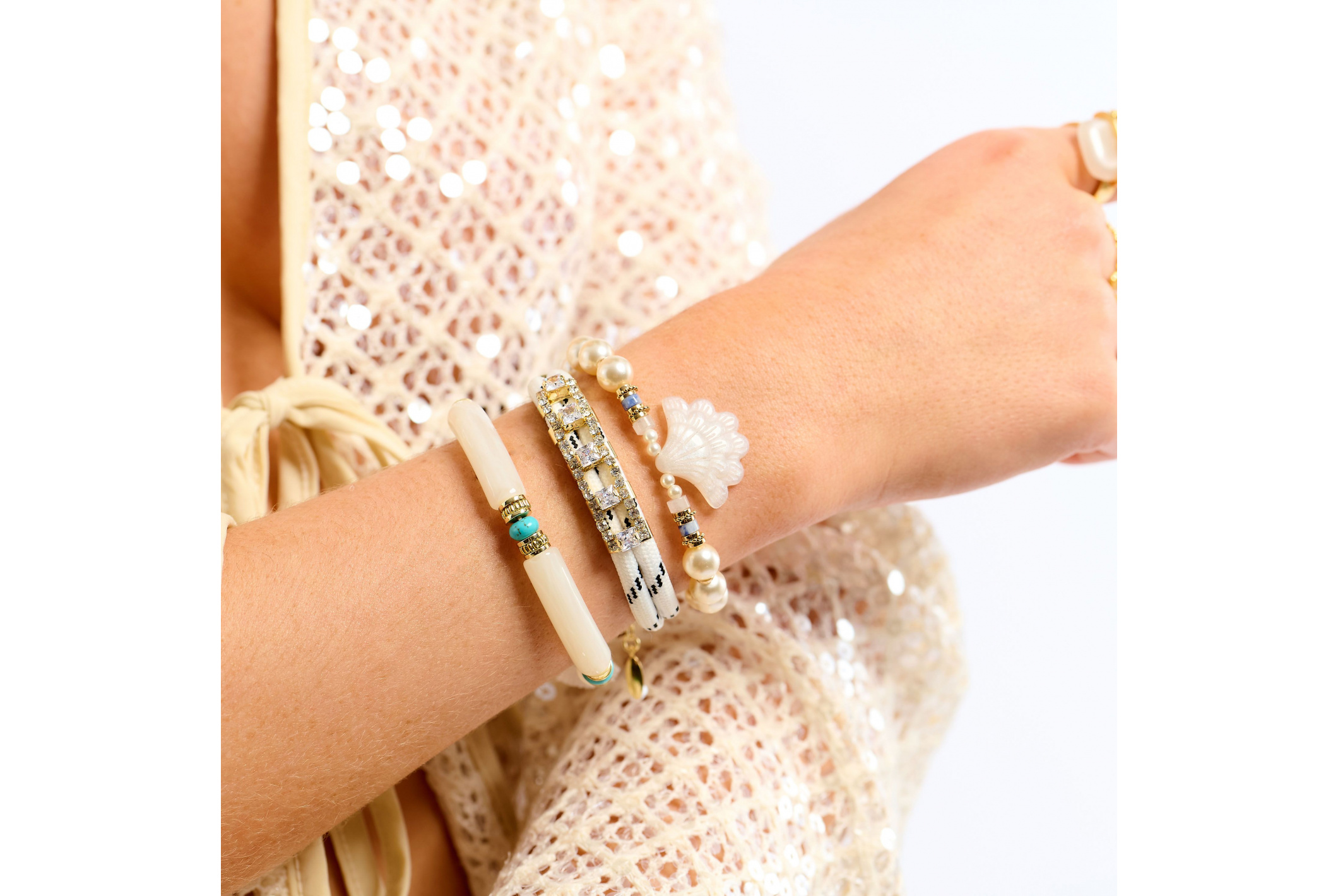 Hipanema Bracelet Nomad White