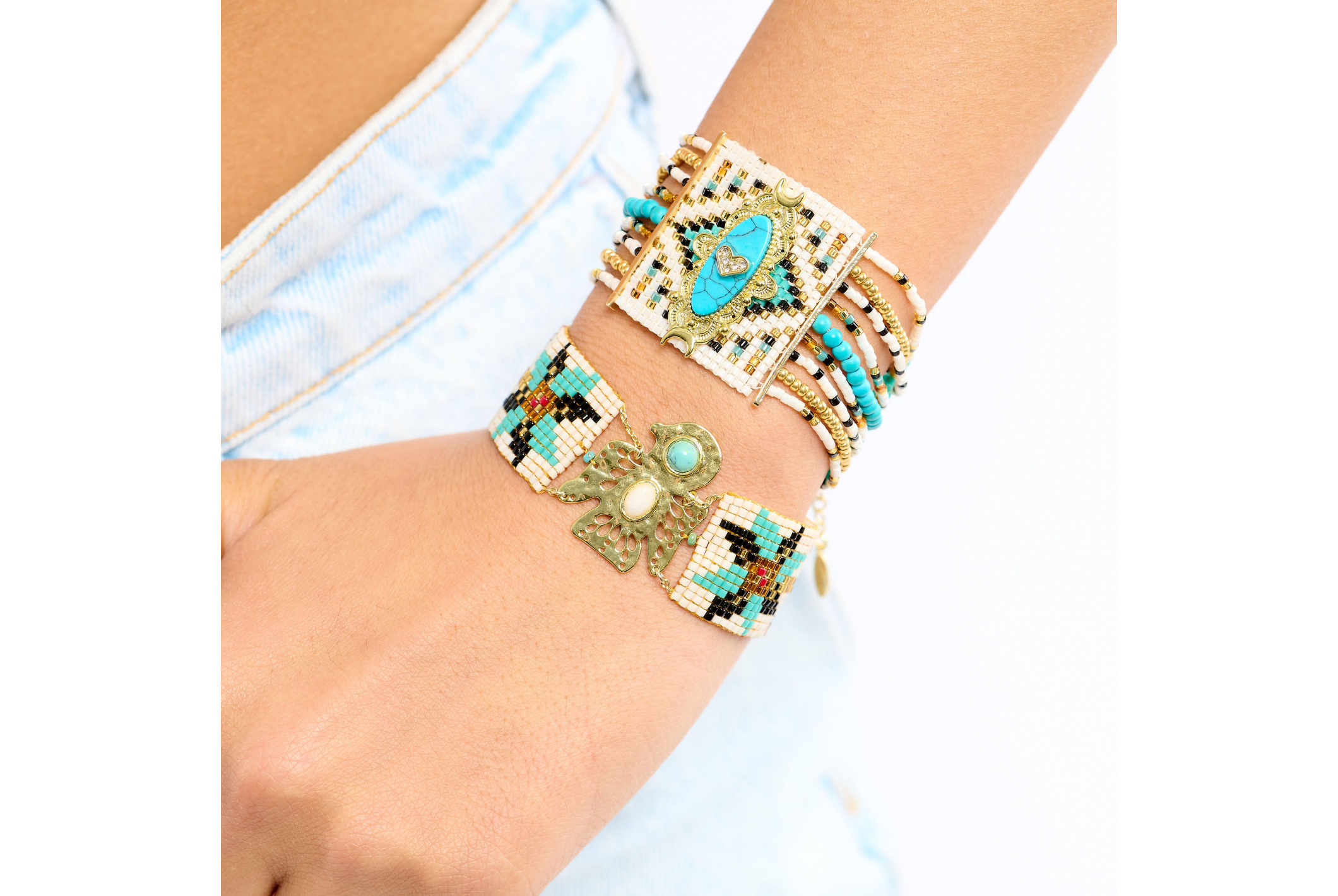 Hipanema Bracelet Spice Turquoise