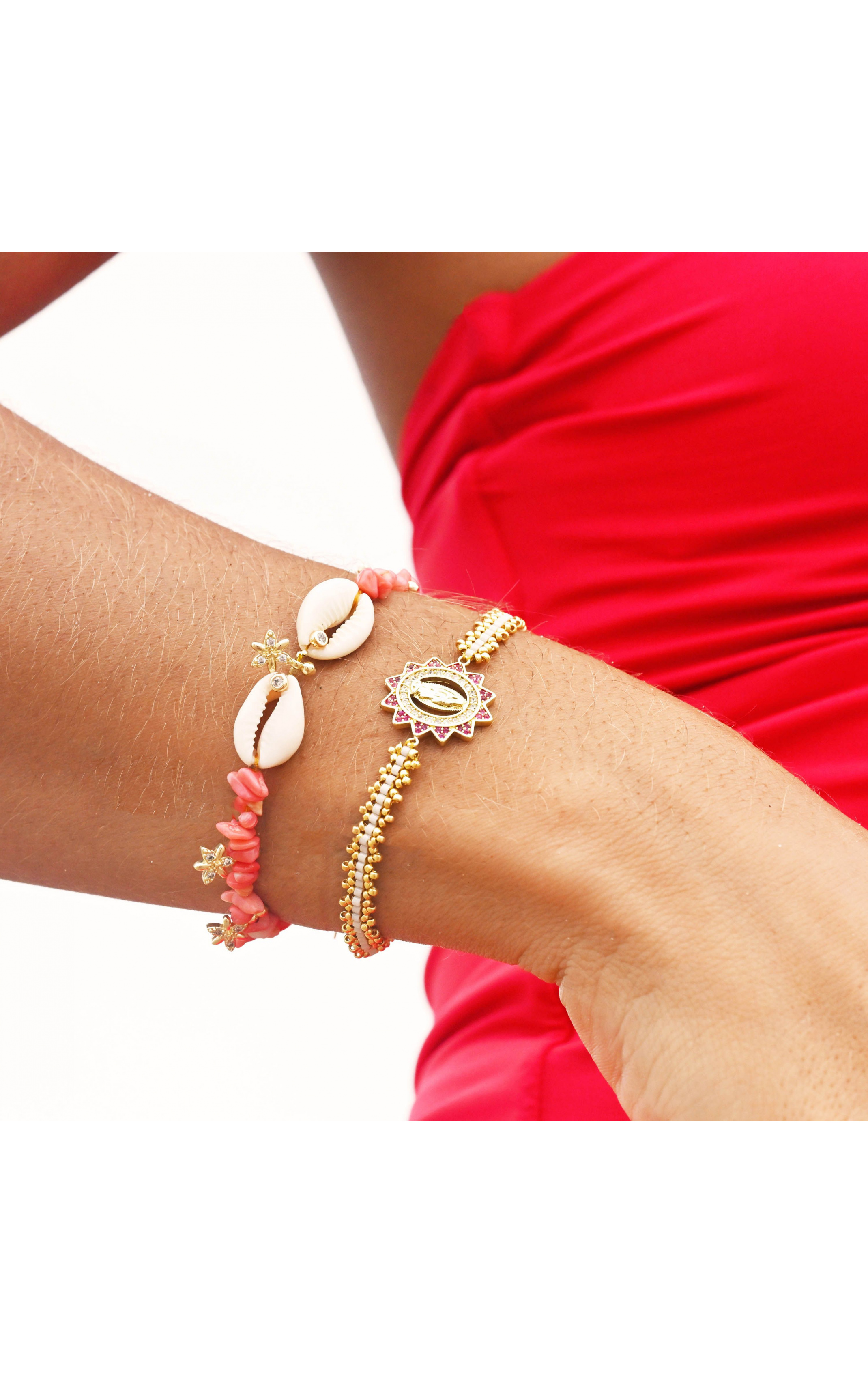 Bracelet Kikori Corail