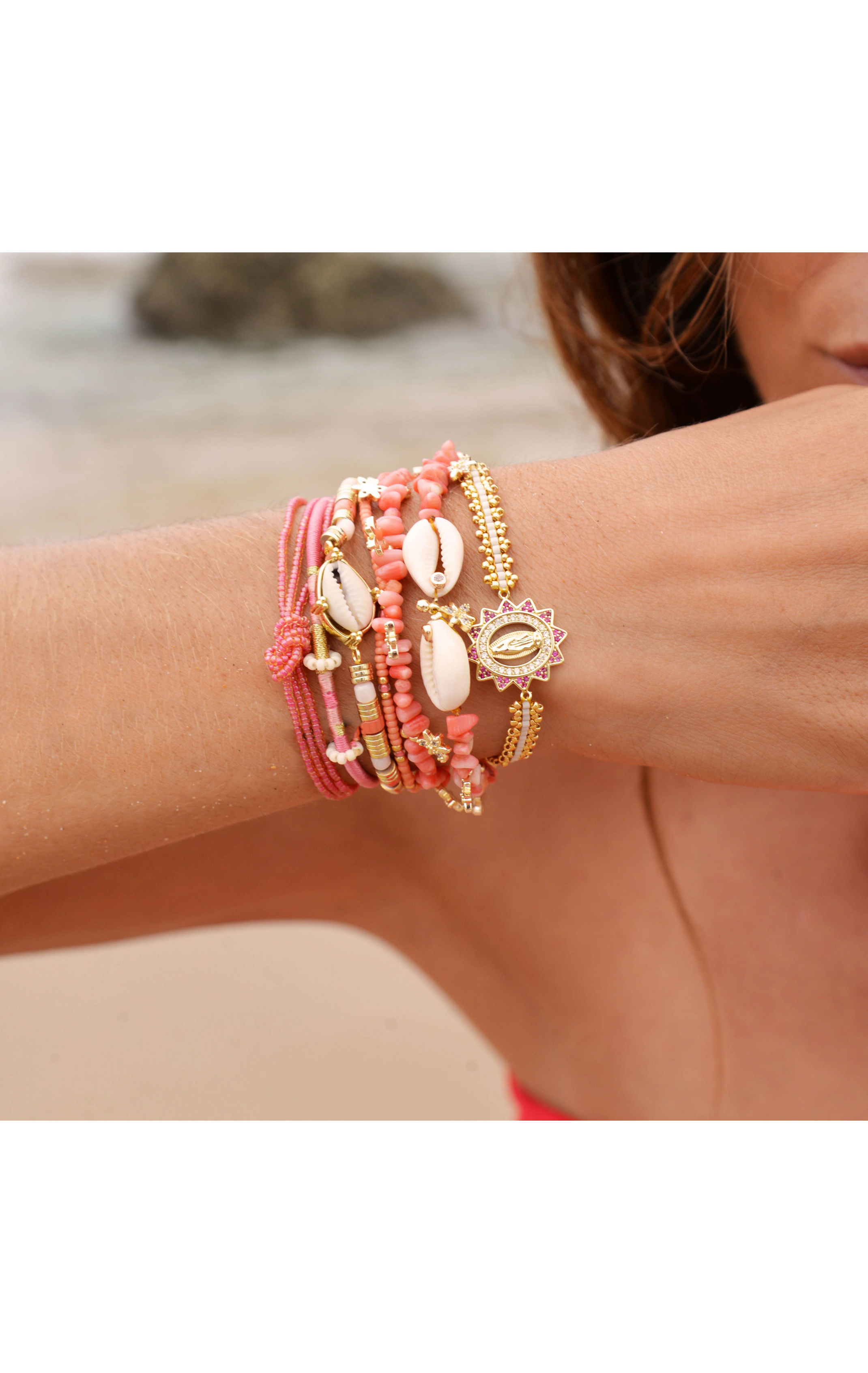 Bracelet Kikori Corail