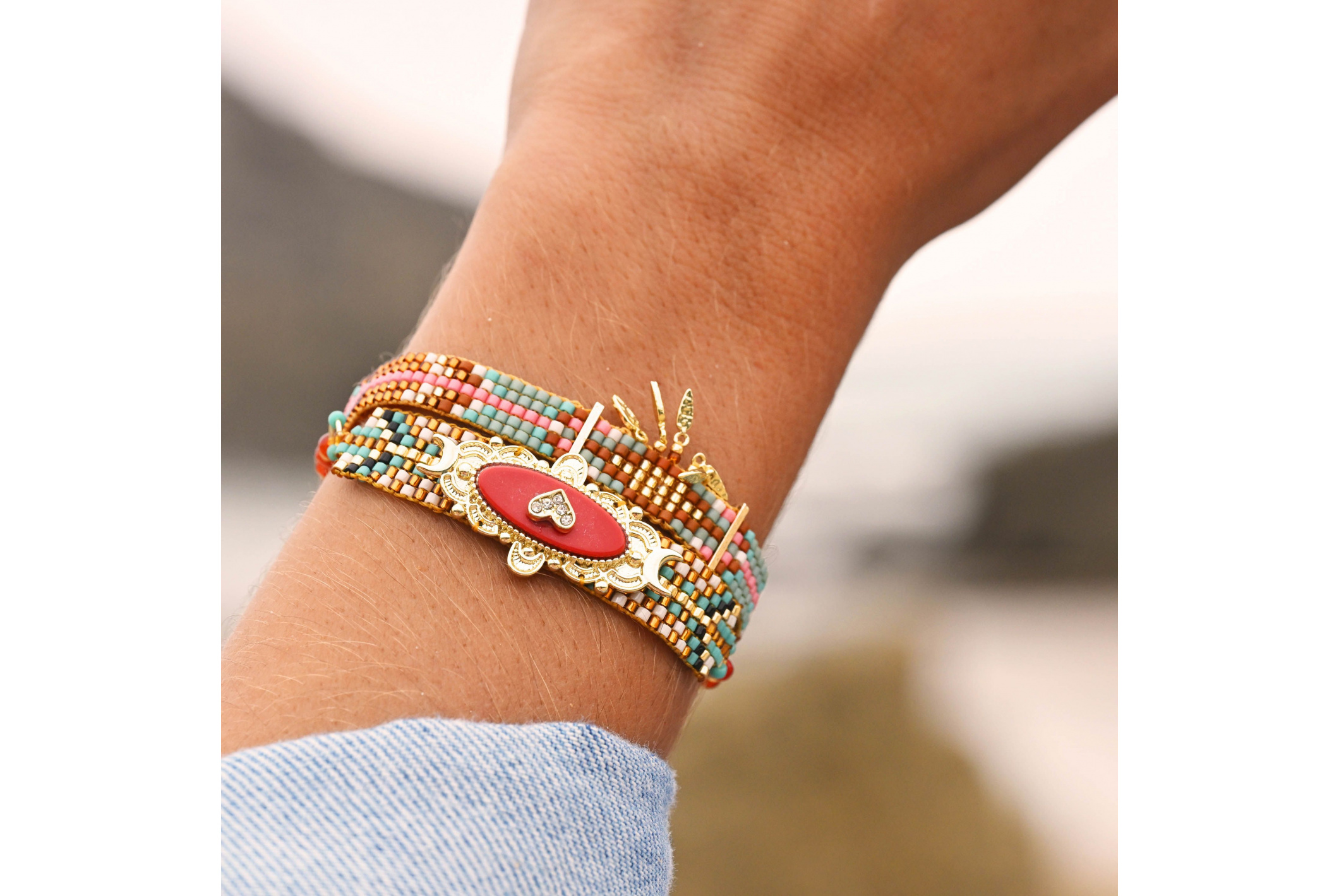 Hipanema Bracelet Dayquiri Ambre