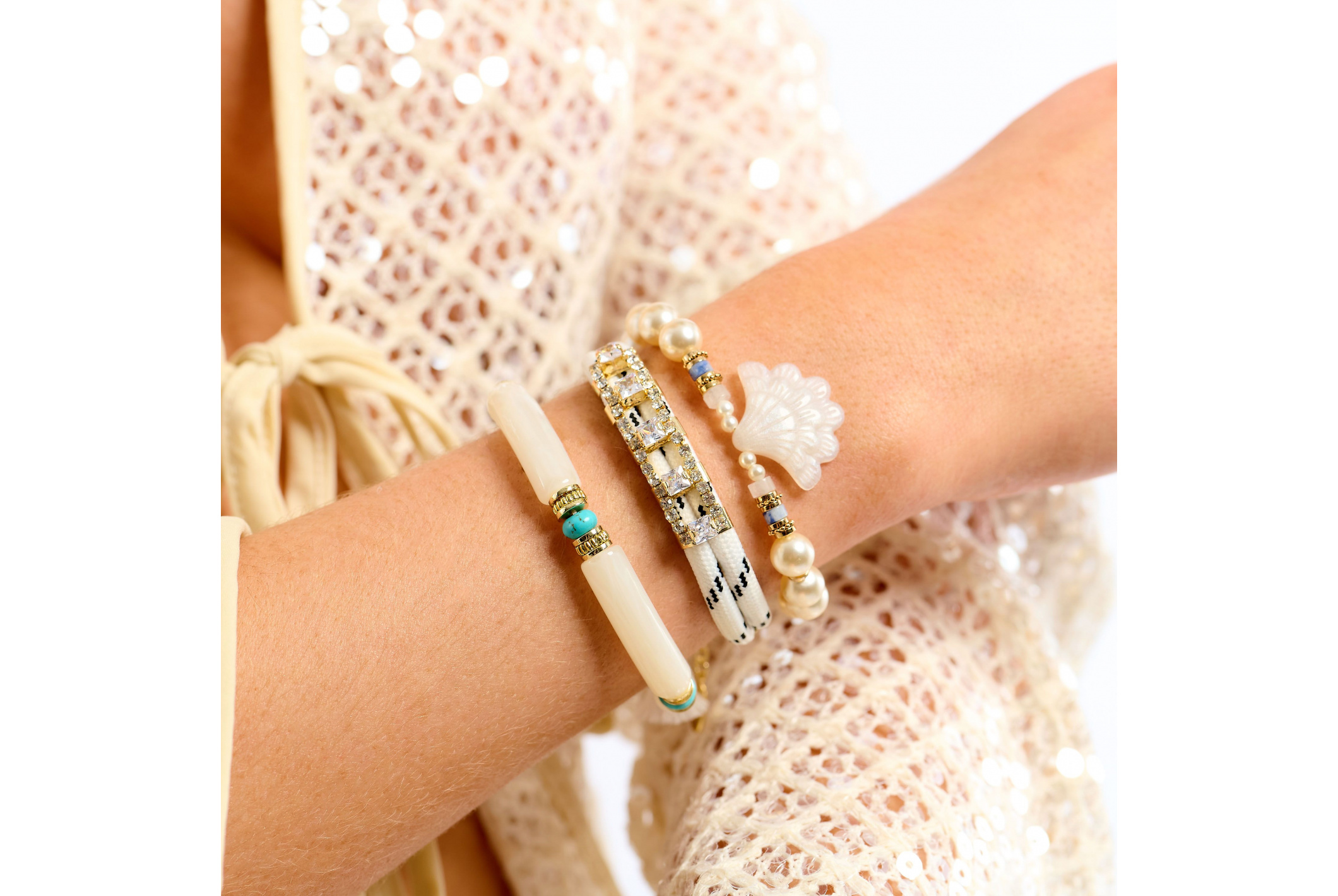 Hipanema Bracelet Allure Blanc