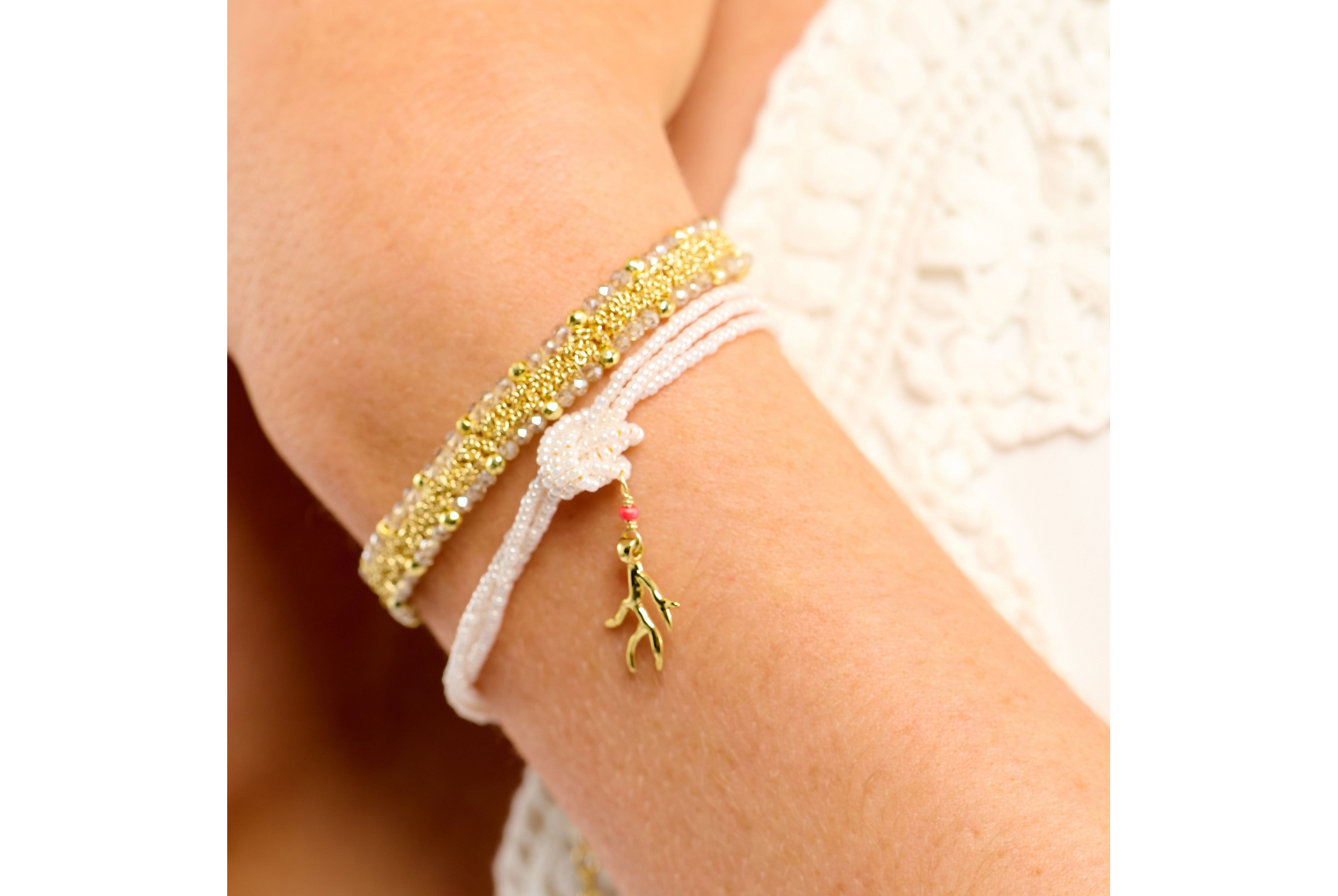 Hipanema Bracelet Misima Blanc