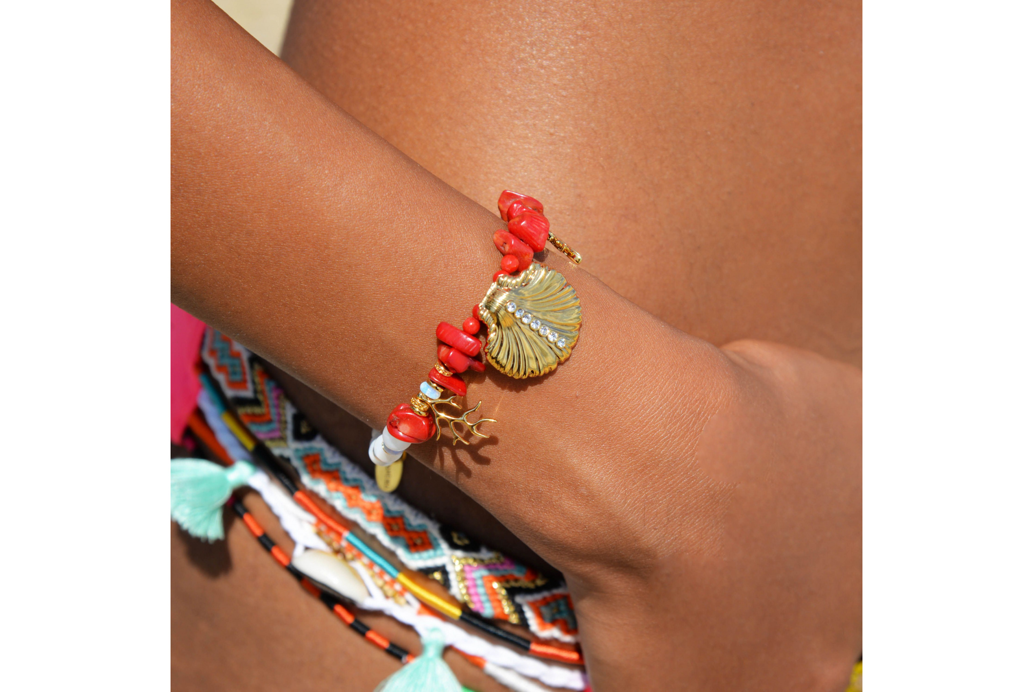 Hipanema Bracelet Saylor Corail