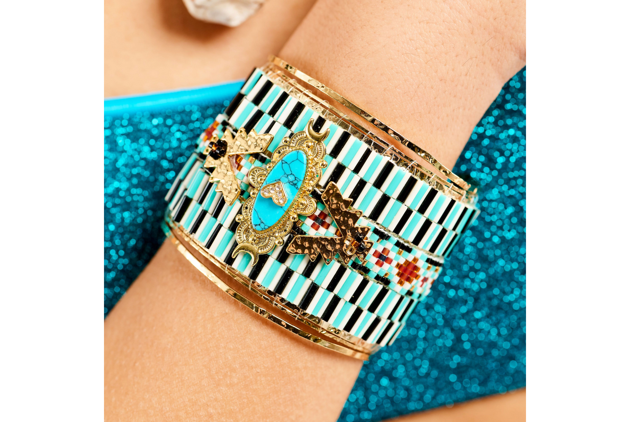 Bracelet Zellige Turquoise