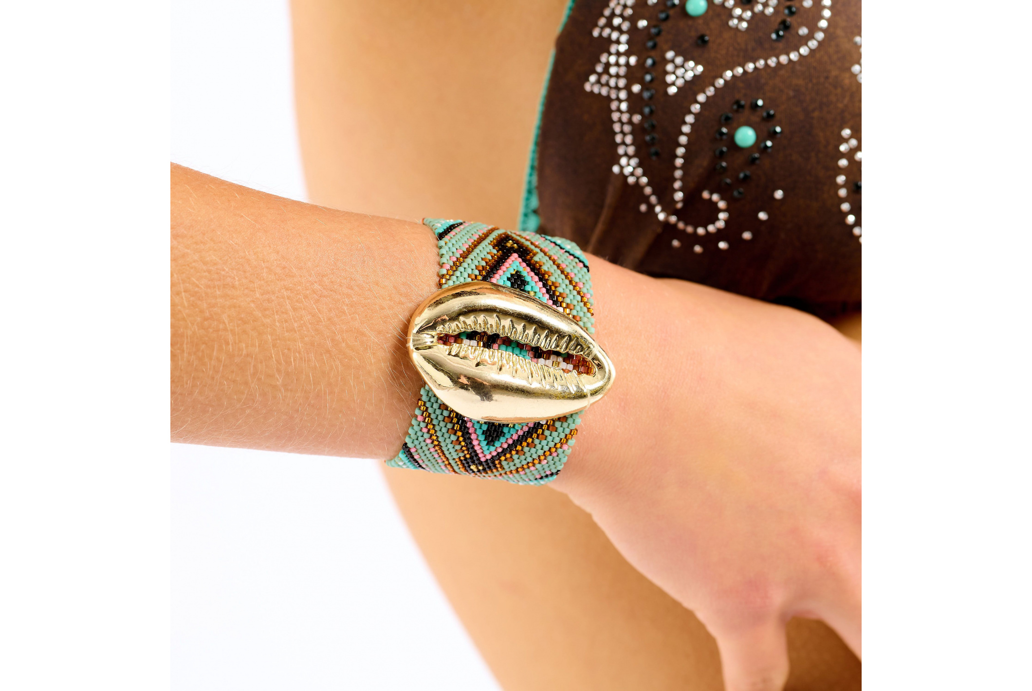 Hipanema Manchette Apashe Turquoise