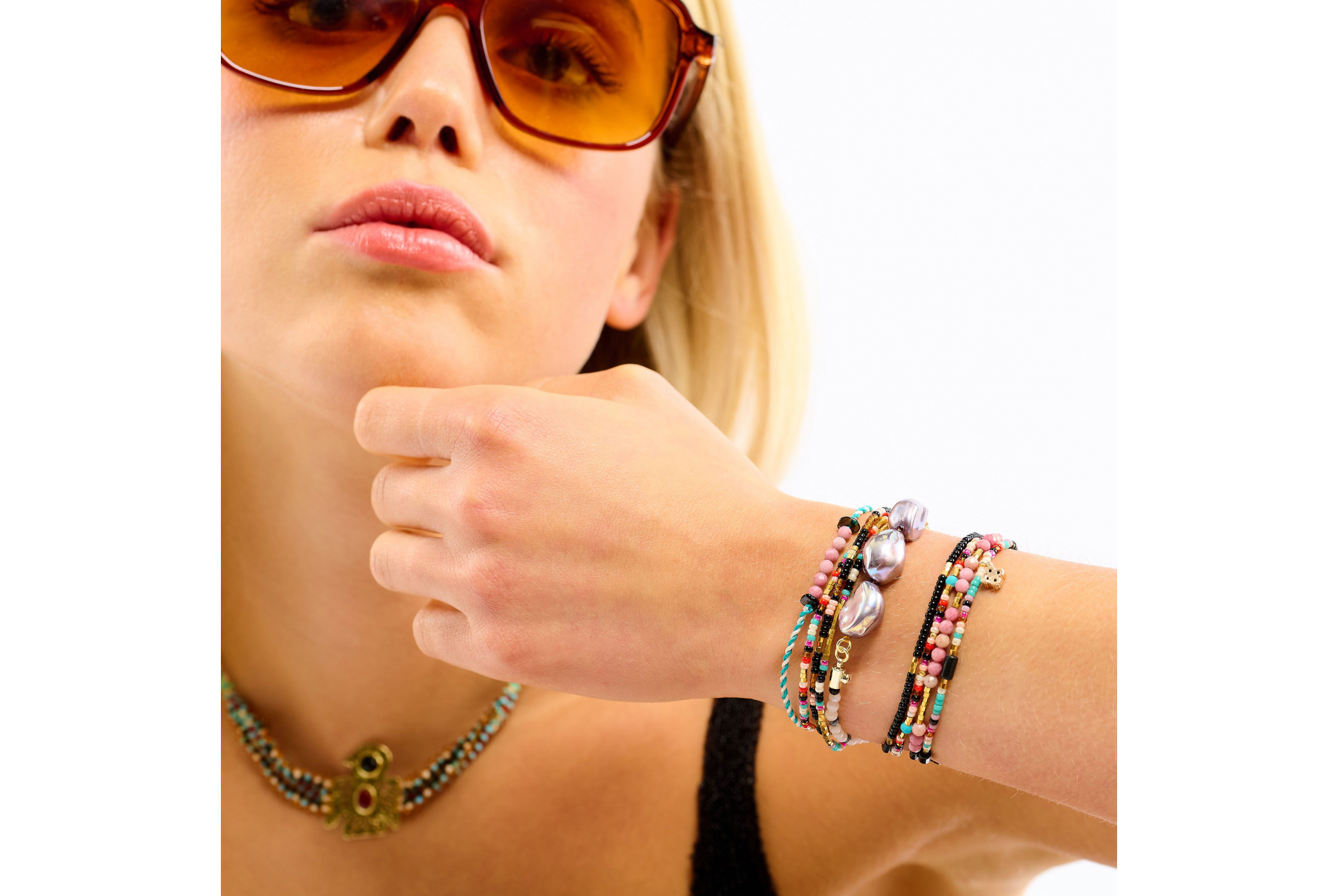 Hipanema Manchette Fallen Noir