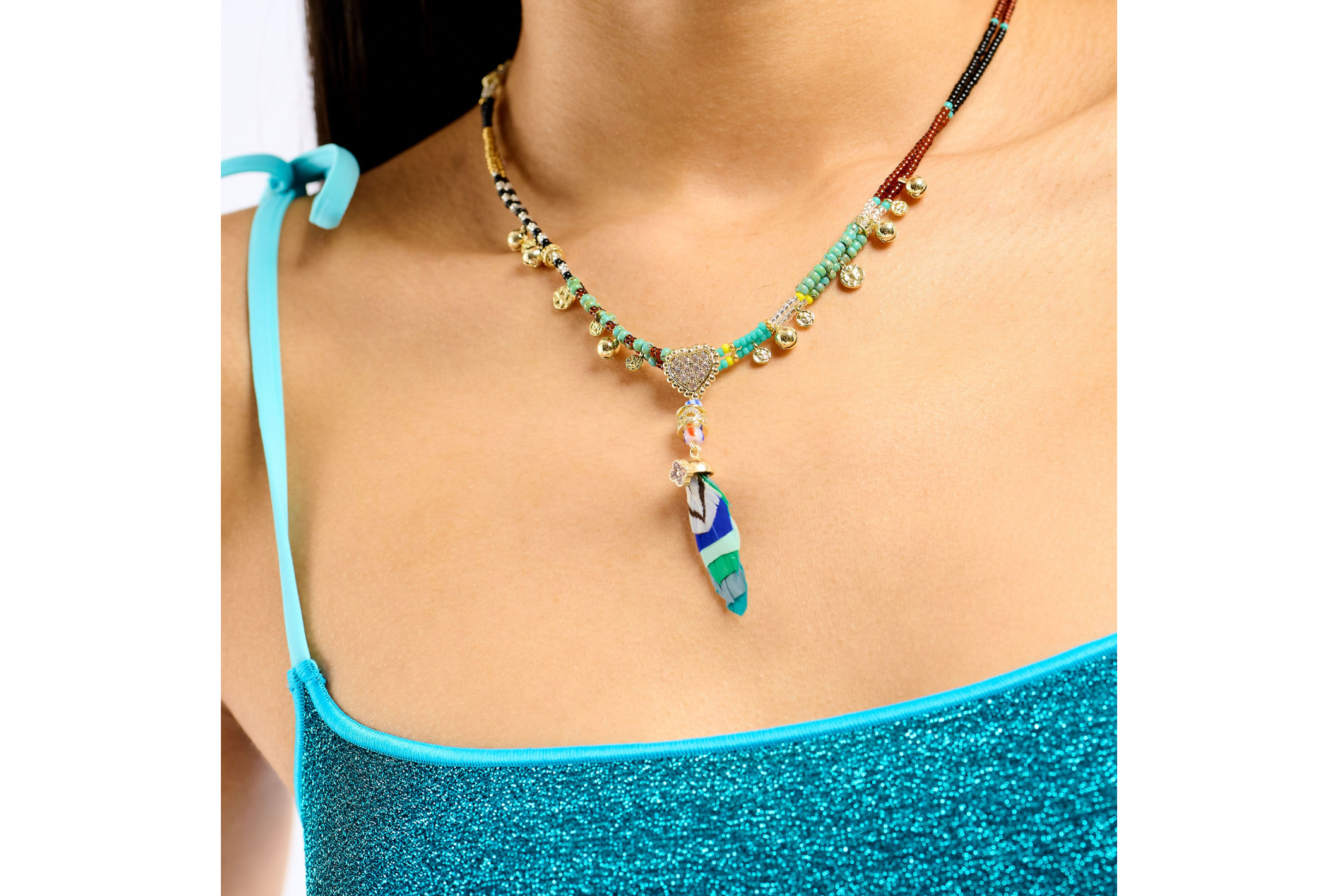 Collier Adassa Multicolore