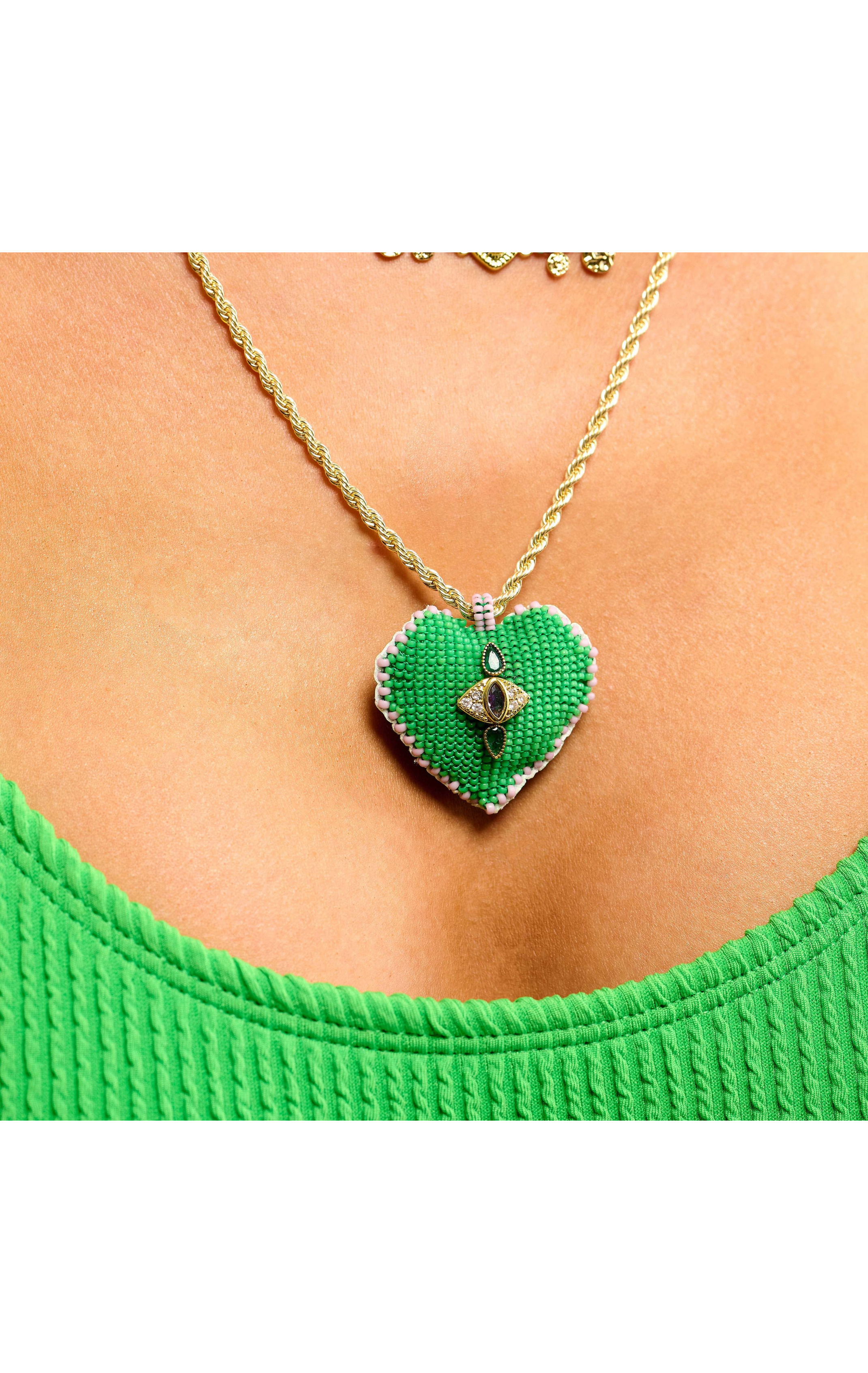 Collier Fortaza Vert