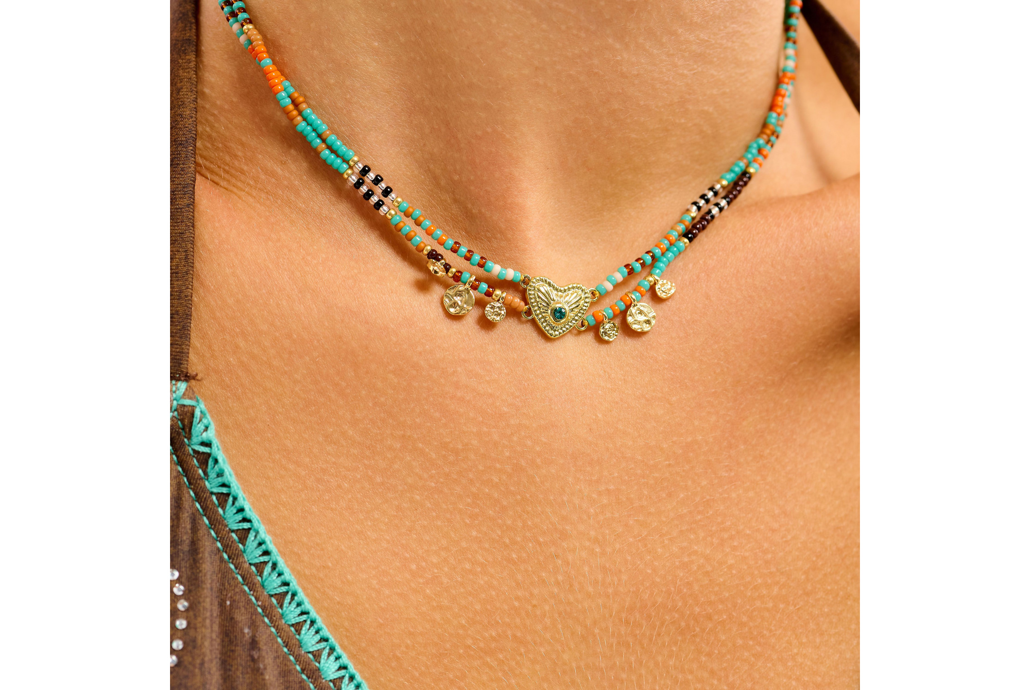 Hipanema Collier Mylove Turquoise