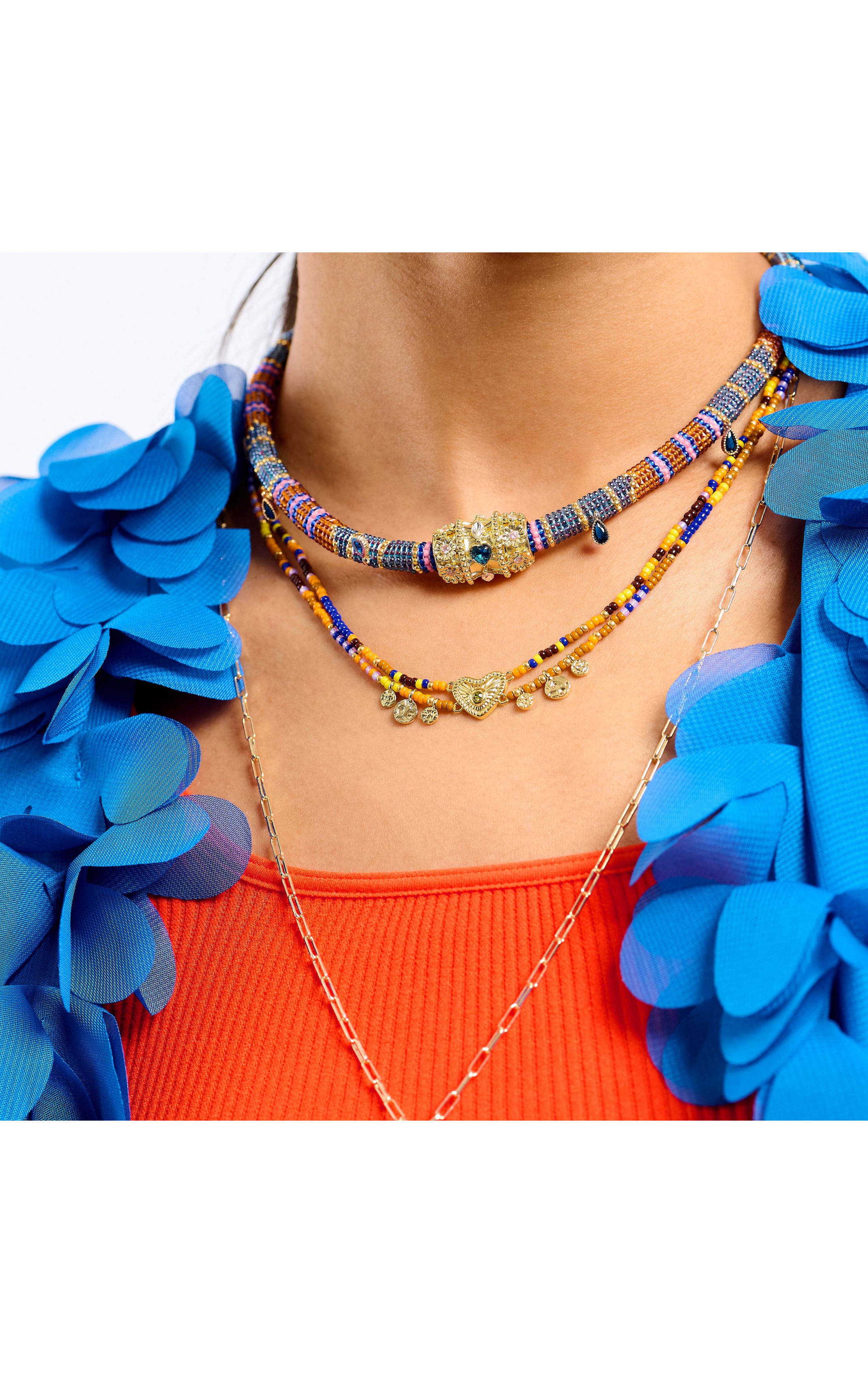 Collier Mylove Jaune