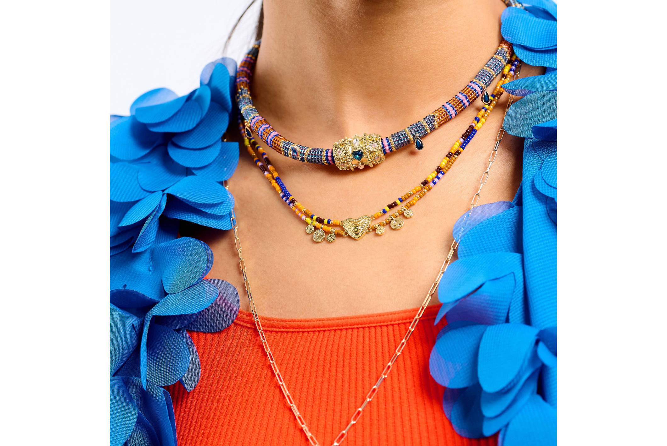 Hipanema Collier Mylove Jaune