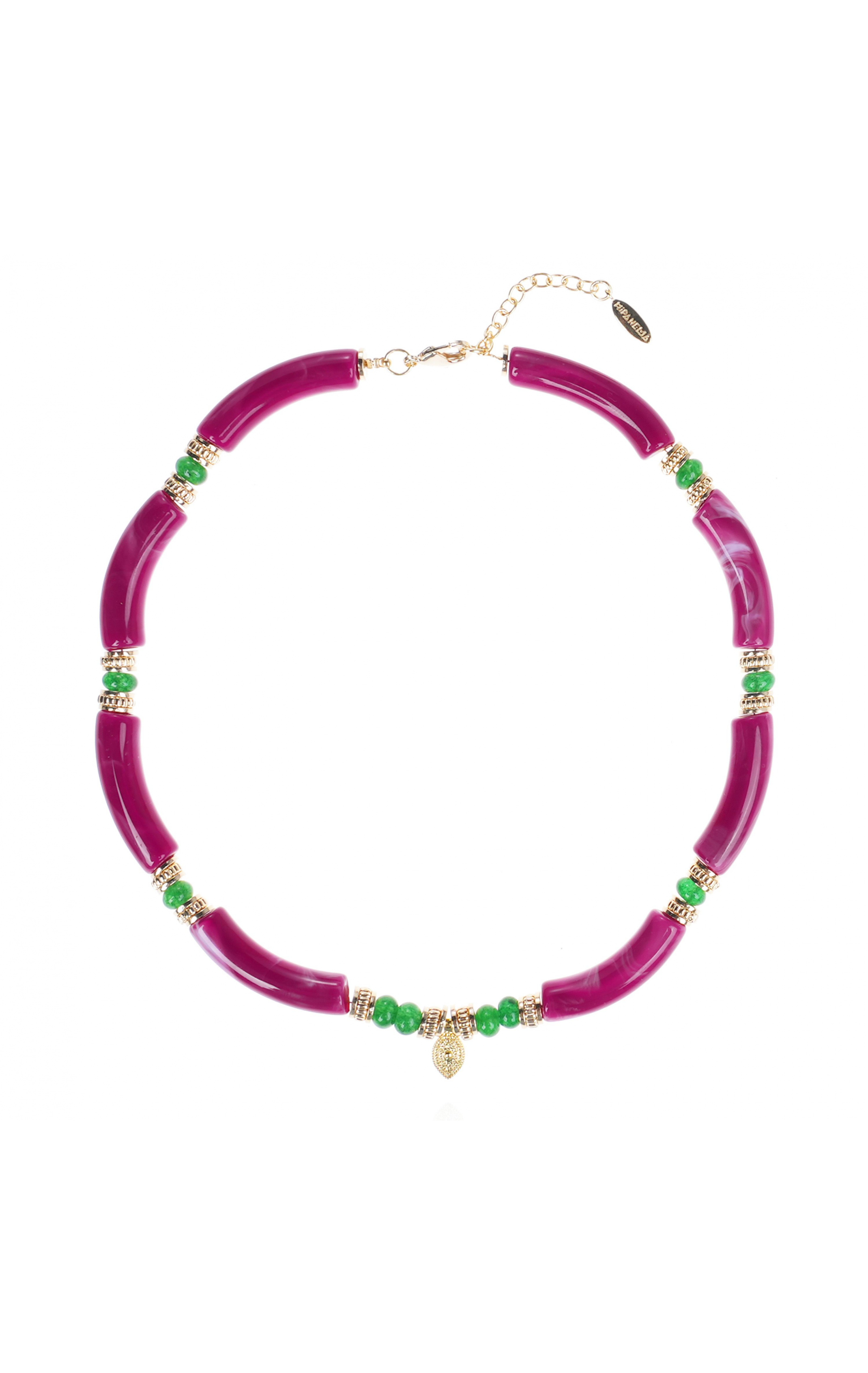 Collier Berbere Fuschia
