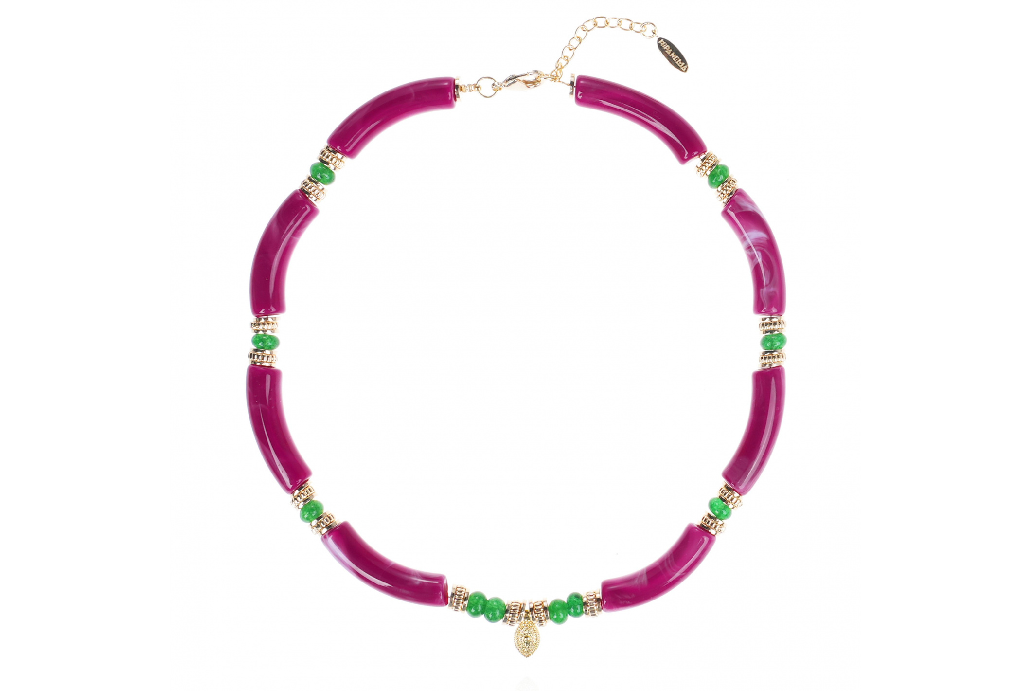 Collier Berbere Fuschia
