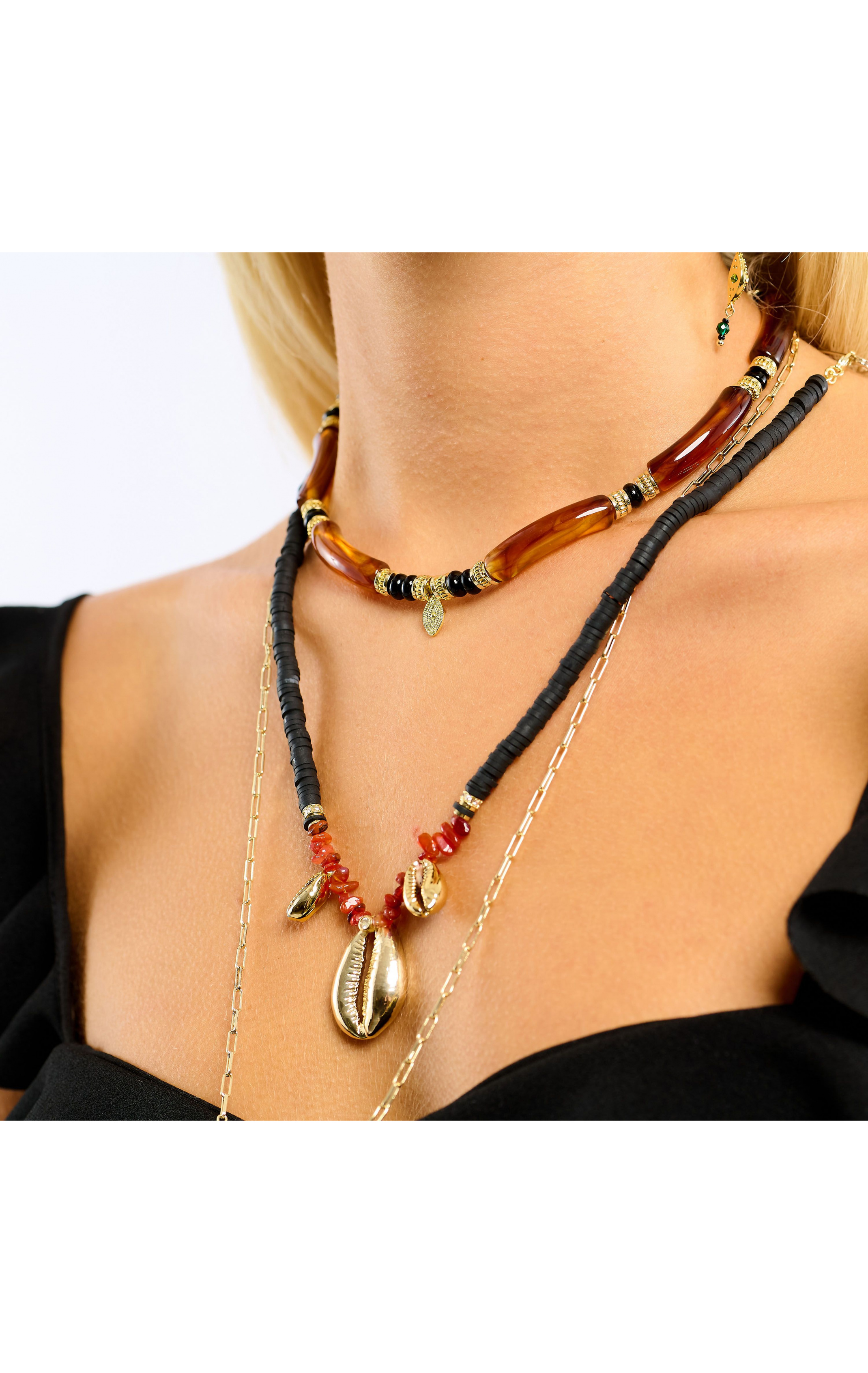 Collier Berbere Ocre