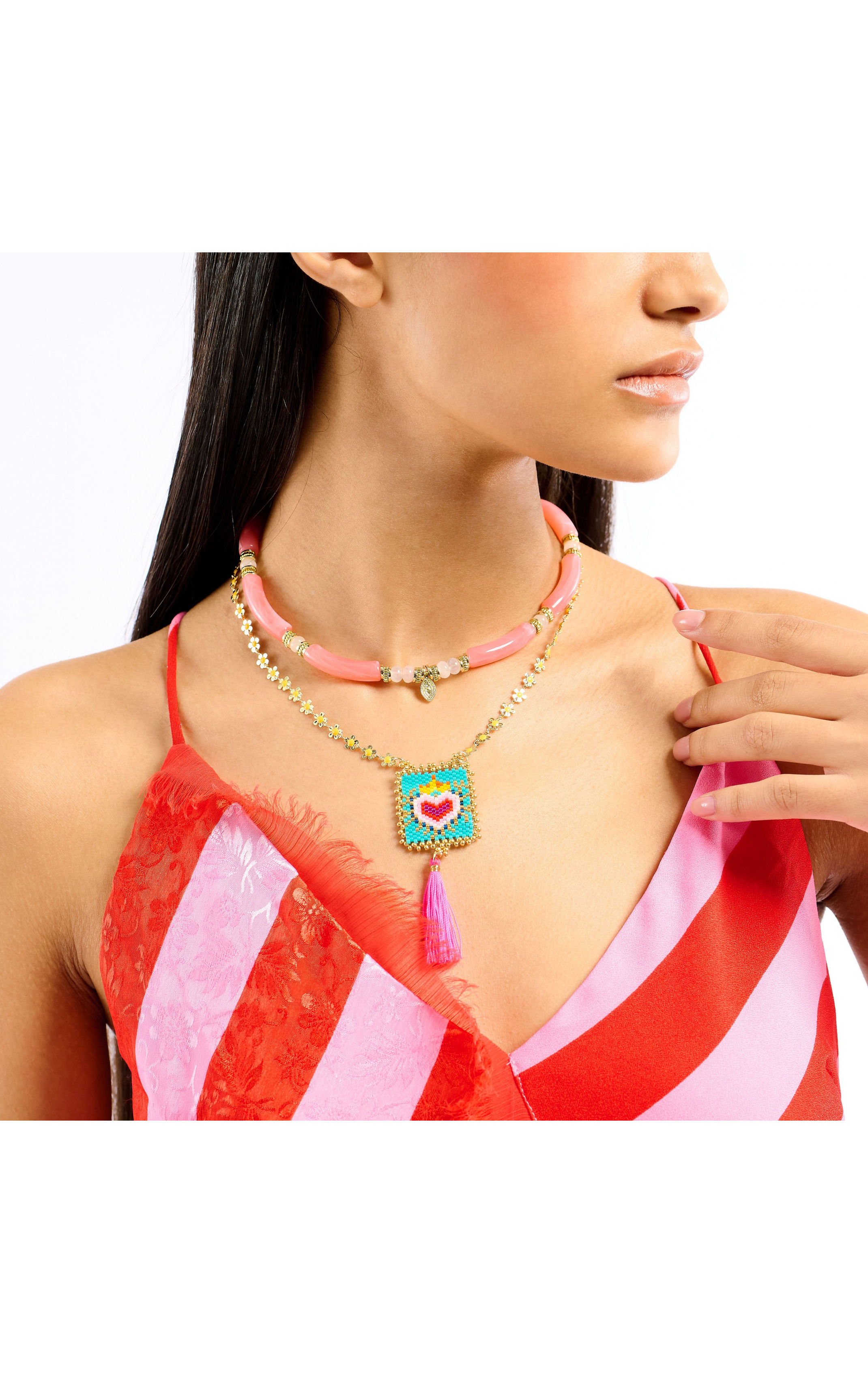 Collier Berbere Rose