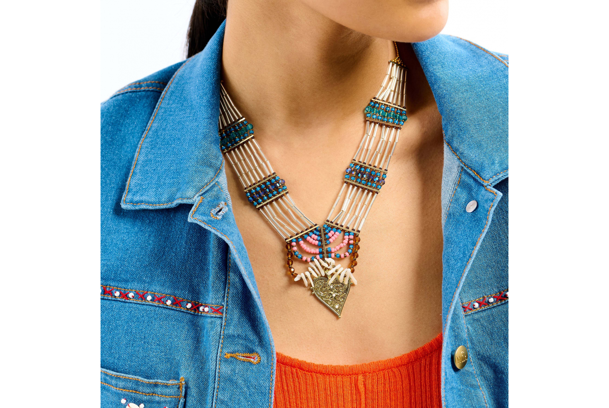 Collier Namybi Indigo