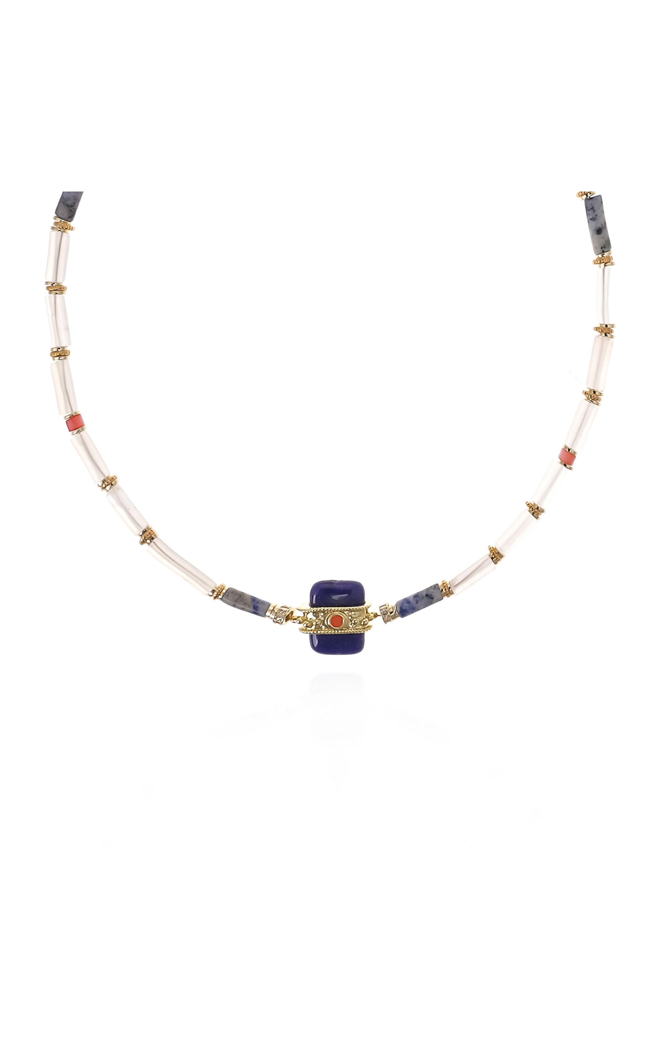 Collier Kombou Indigo